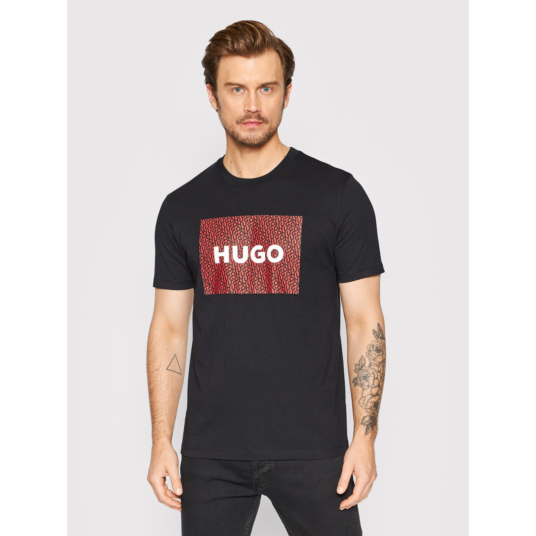 Hugo T-Shirt Dulive_U223 50471672 Černá Regular Fit - Pepit.cz