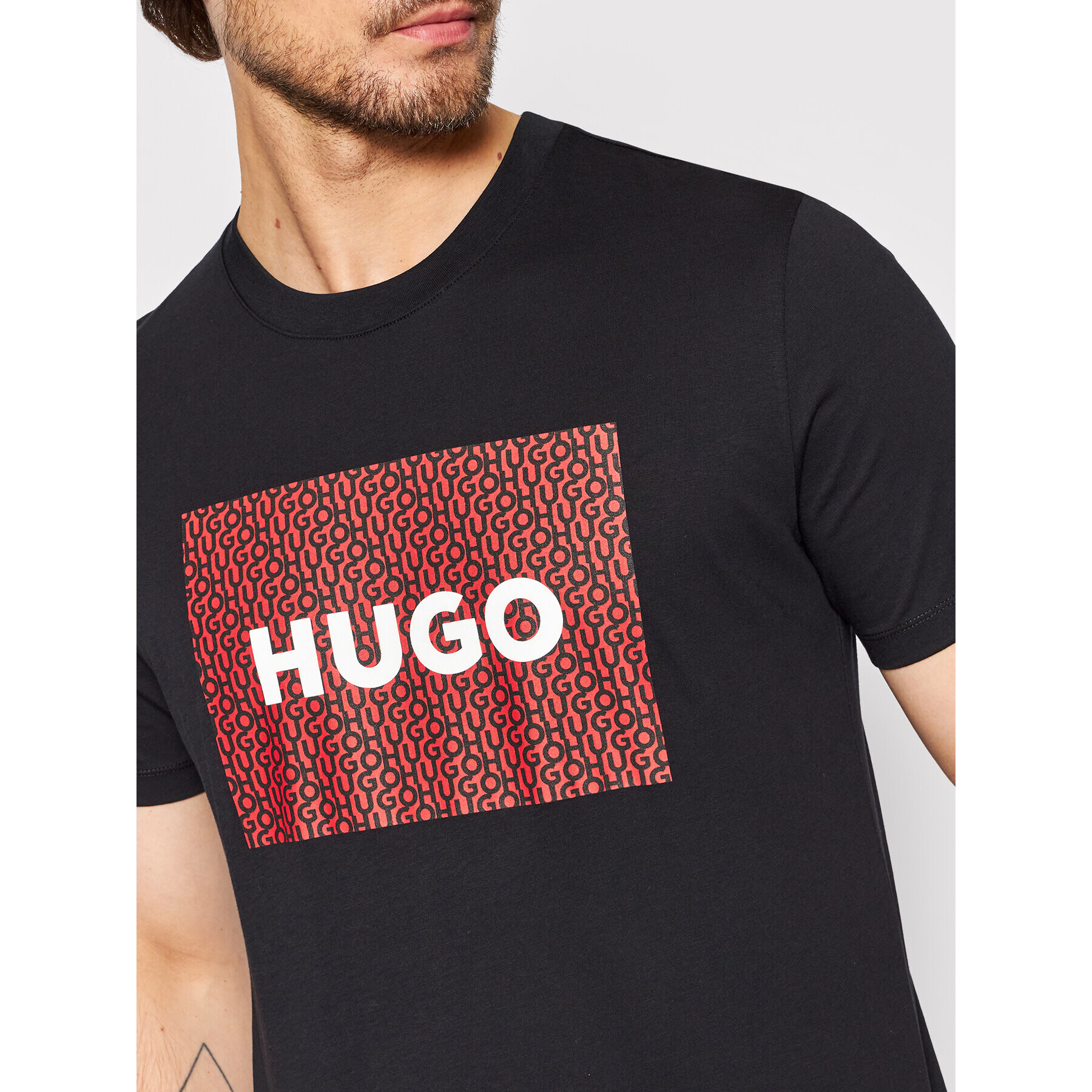 Hugo T-Shirt Dulive_U223 50471672 Černá Regular Fit - Pepit.cz