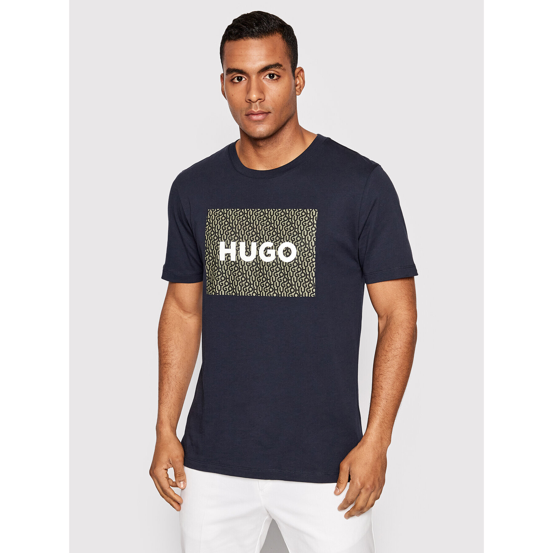 Hugo T-Shirt Dulive_U223 50471672 Tmavomodrá Regular Fit - Pepit.cz