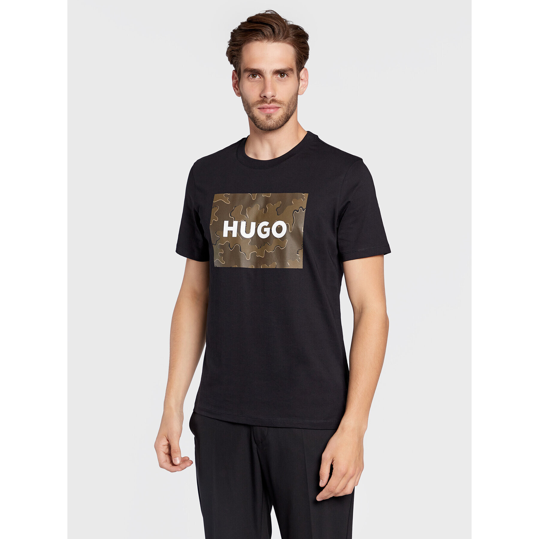 Hugo T-Shirt Dulive-U224 50477005 Černá Regular Fit - Pepit.cz