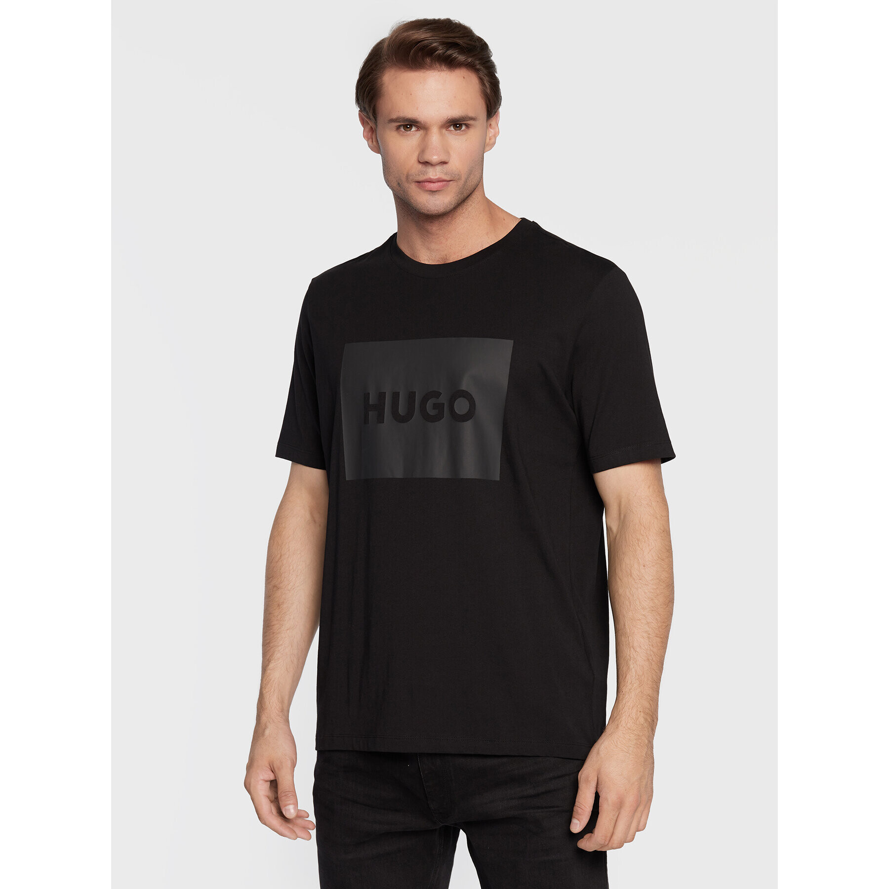 Hugo T-Shirt Dulive222 50467952 Černá Regular Fit - Pepit.cz