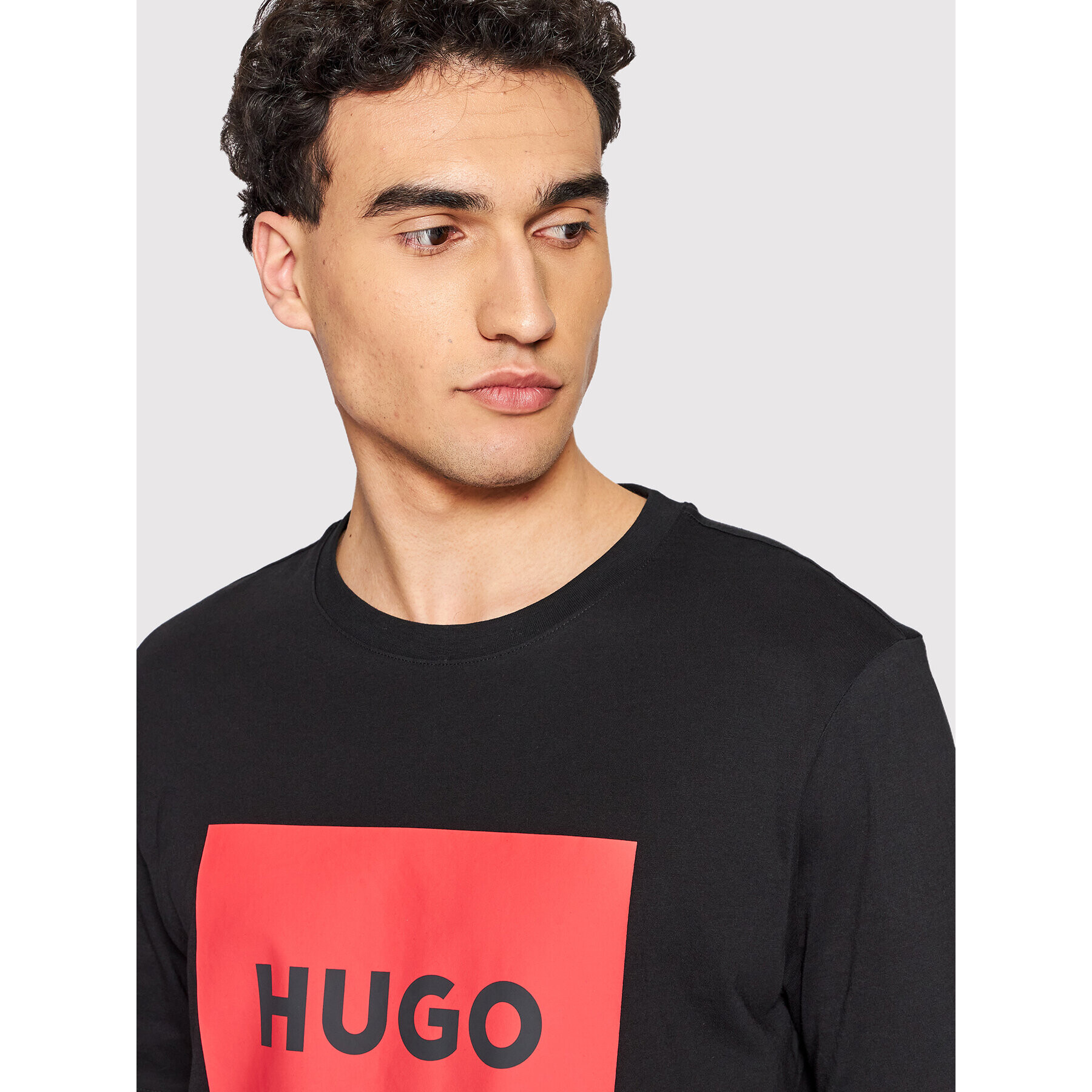 Hugo T-Shirt Dulive222 50467952 Černá Regular Fit - Pepit.cz