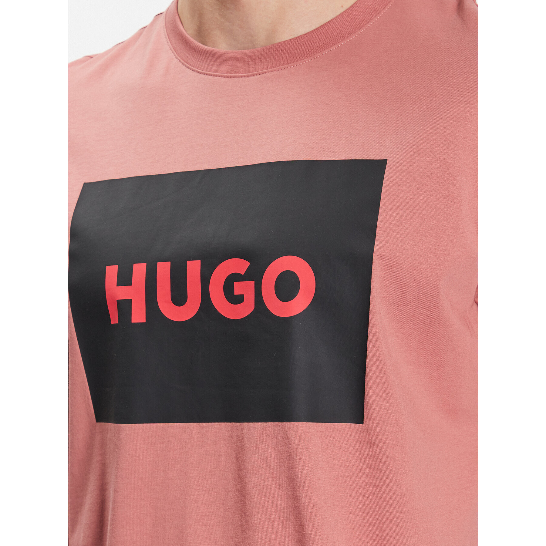 Hugo T-Shirt Dulive222 50467952 Růžová Regular Fit - Pepit.cz