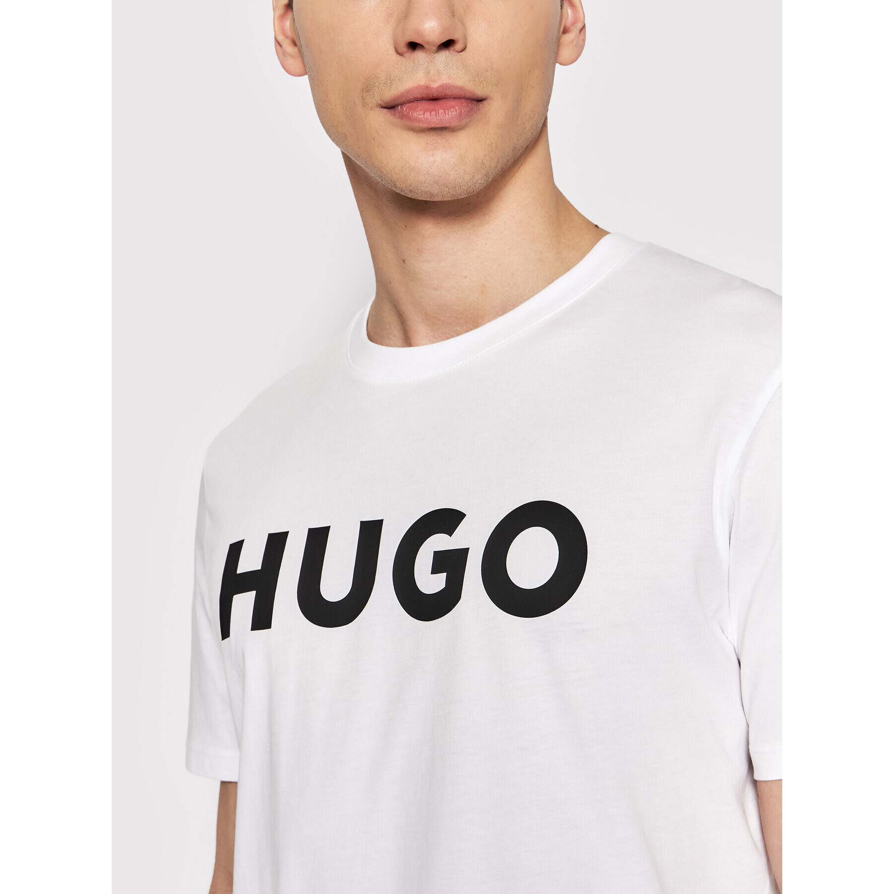 Hugo T-Shirt Dulivio 50467556 Bílá Regular Fit - Pepit.cz