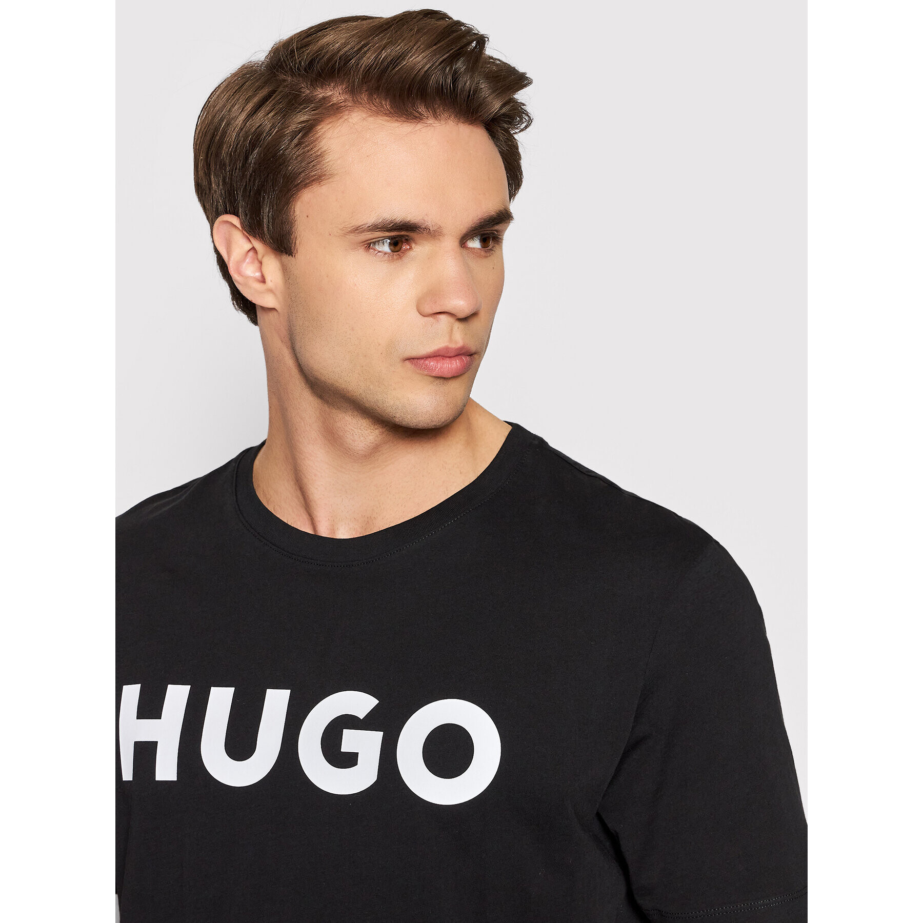 Hugo T-Shirt Dulivio 50467556 Černá Regular Fit - Pepit.cz