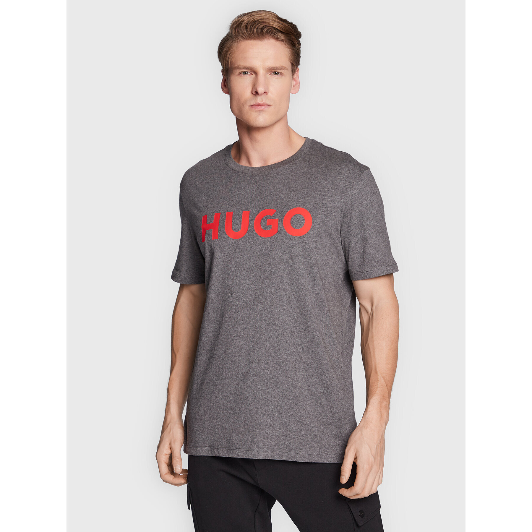 Hugo T-Shirt Dulivio 50467556 Šedá Regular Fit - Pepit.cz