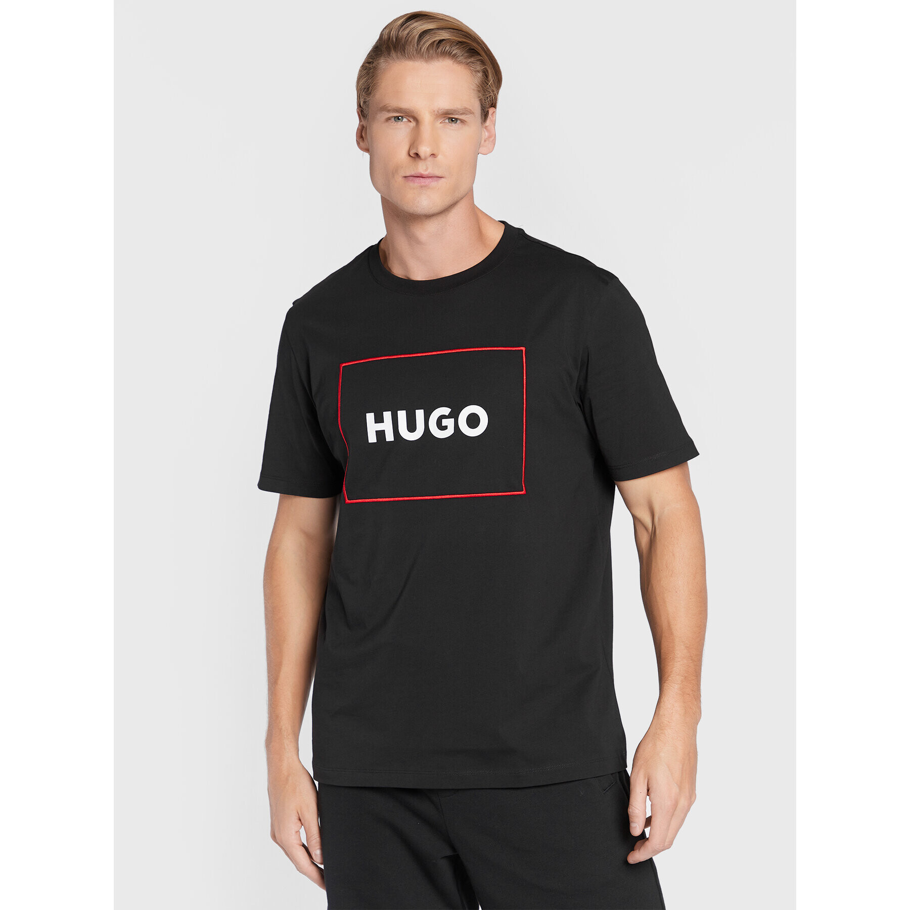 Hugo T-Shirt Dumex 50475330 Černá Regular Fit - Pepit.cz