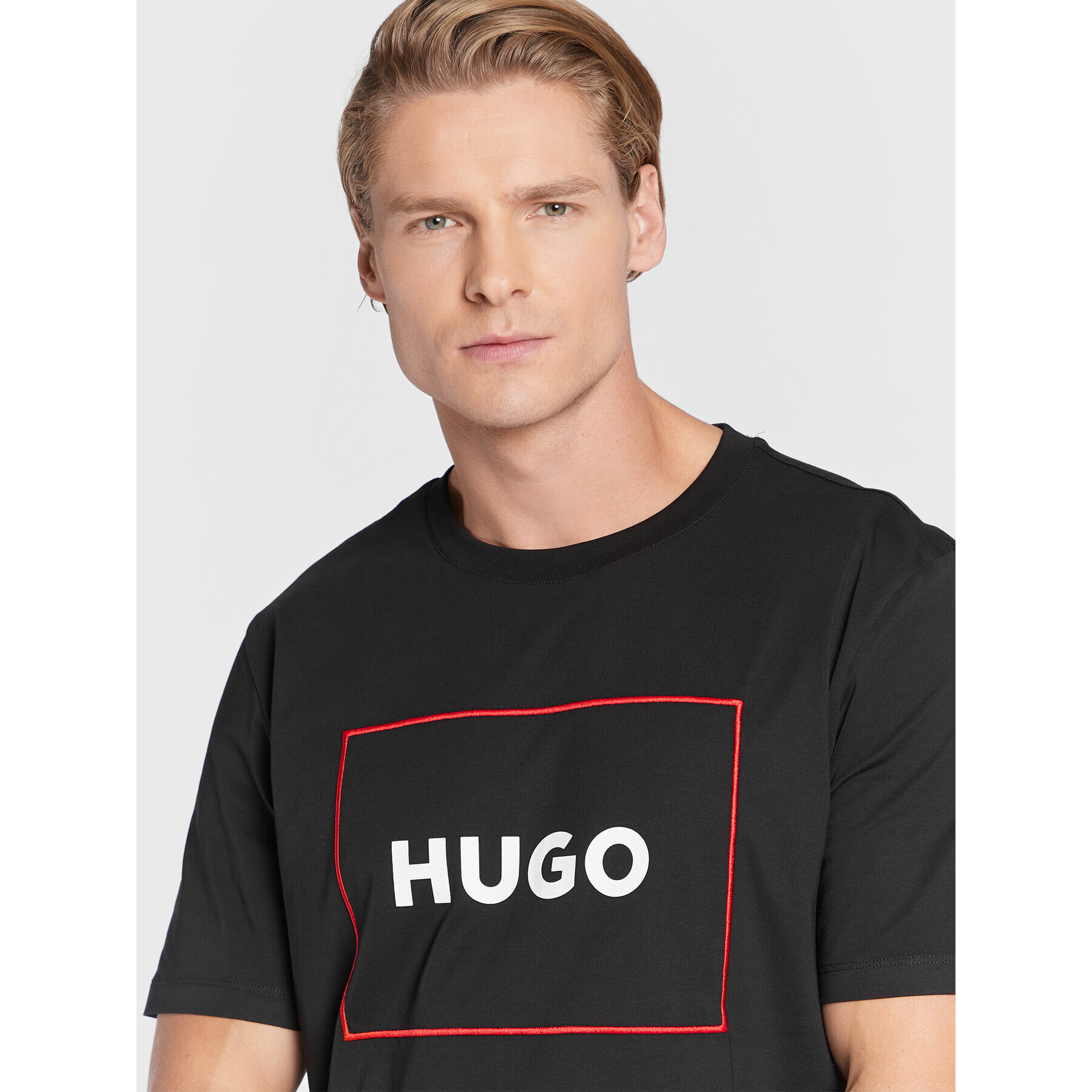 Hugo T-Shirt Dumex 50475330 Černá Regular Fit - Pepit.cz