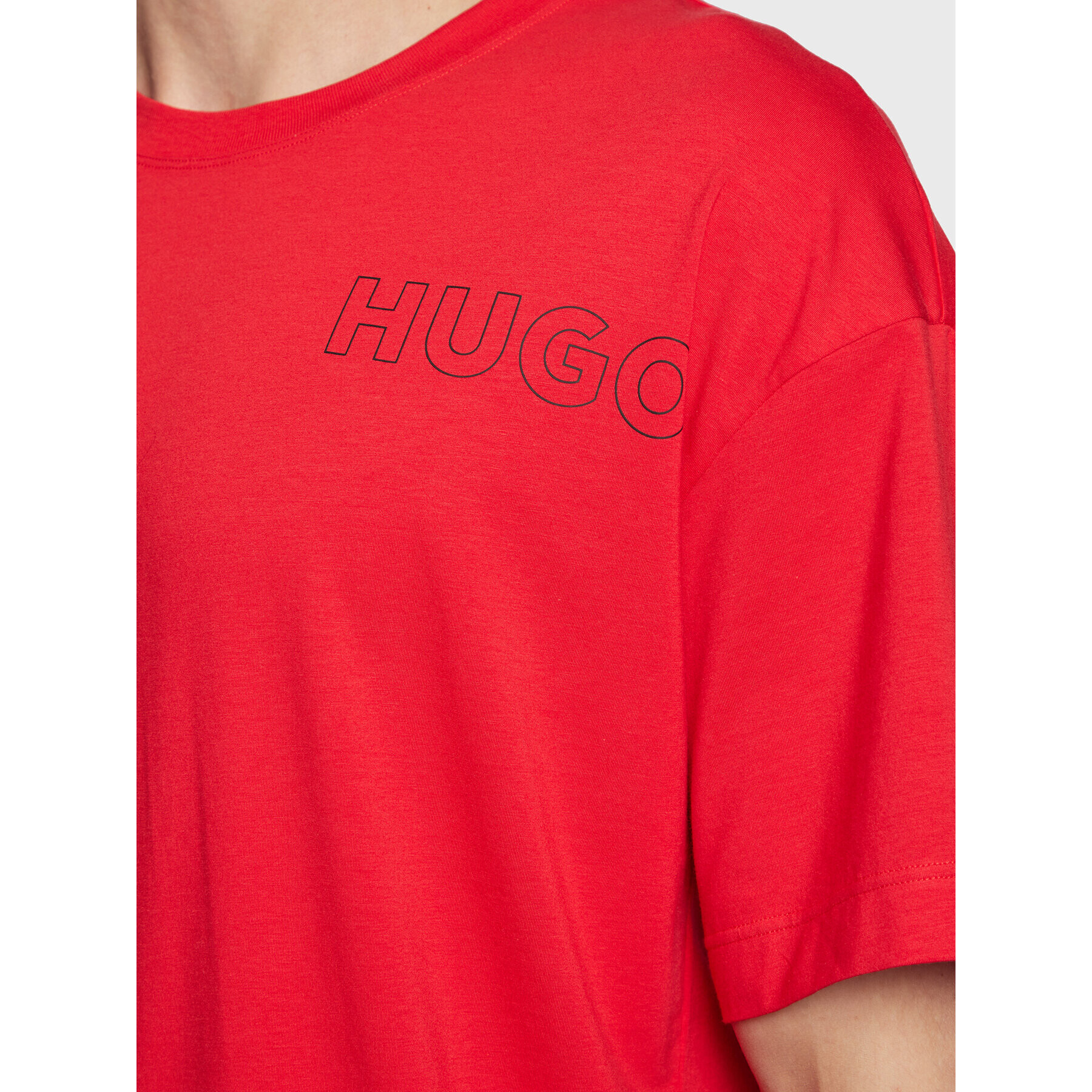 Hugo T-Shirt Unite 50478916 Červená Regular Fit - Pepit.cz