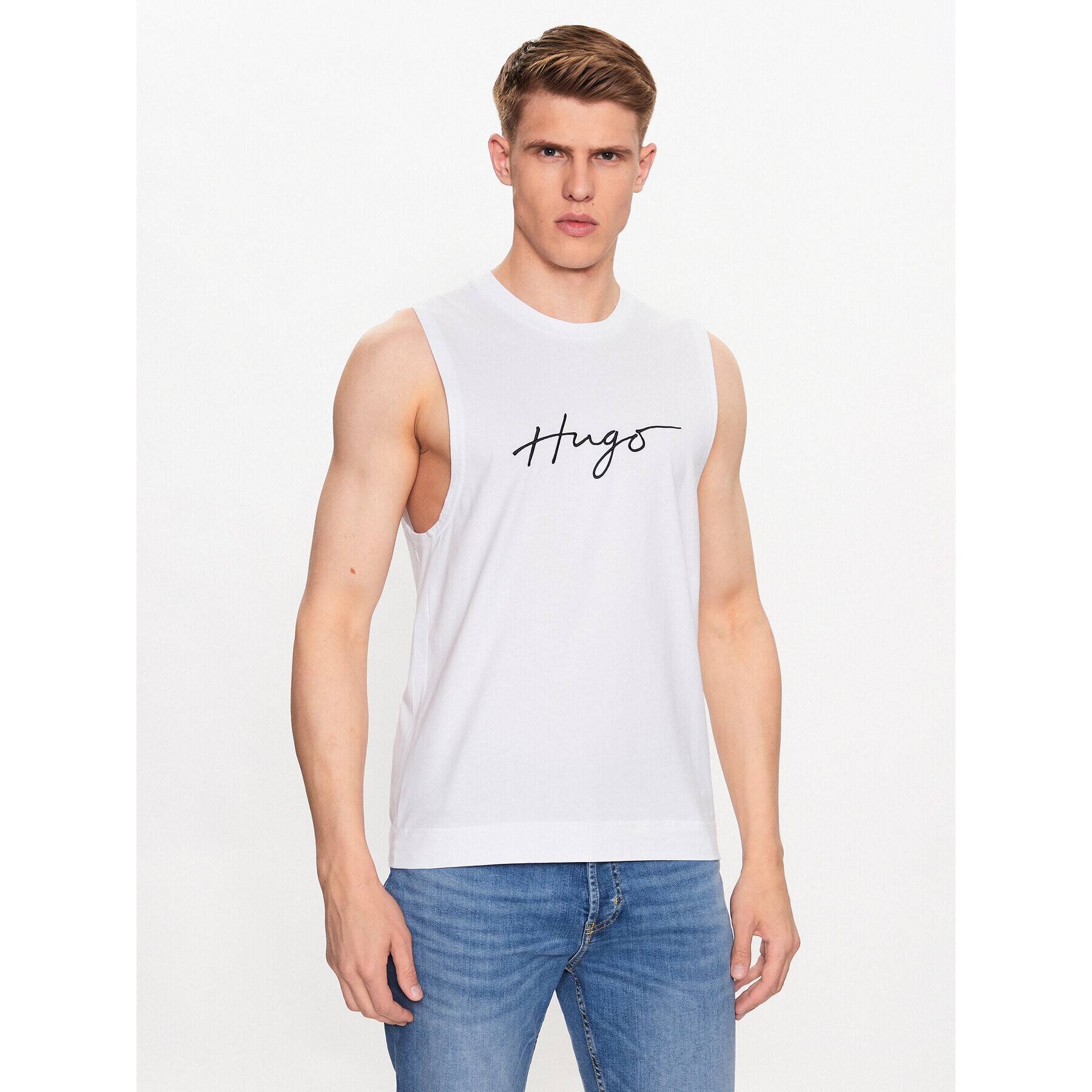 Hugo Tank top 50493709 Béžová Regular Fit - Pepit.cz