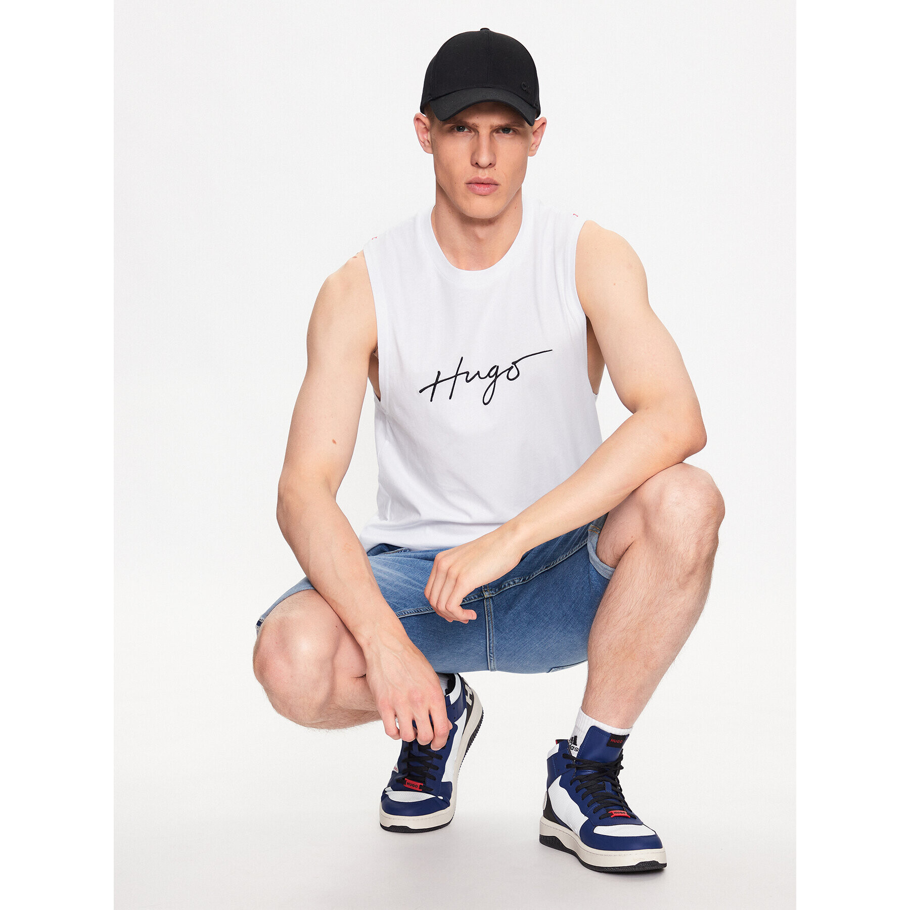 Hugo Tank top 50493709 Béžová Regular Fit - Pepit.cz