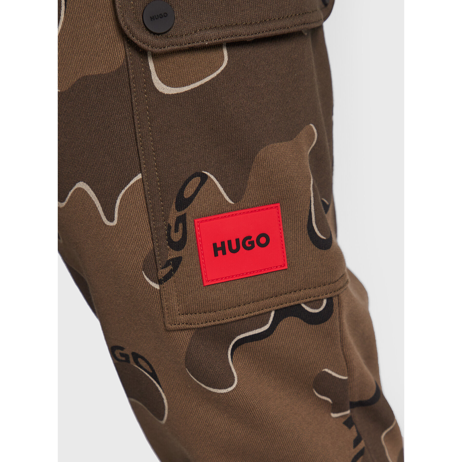 Hugo Teplákové kalhoty Dromwell 50481348 Khaki Regular Fit - Pepit.cz