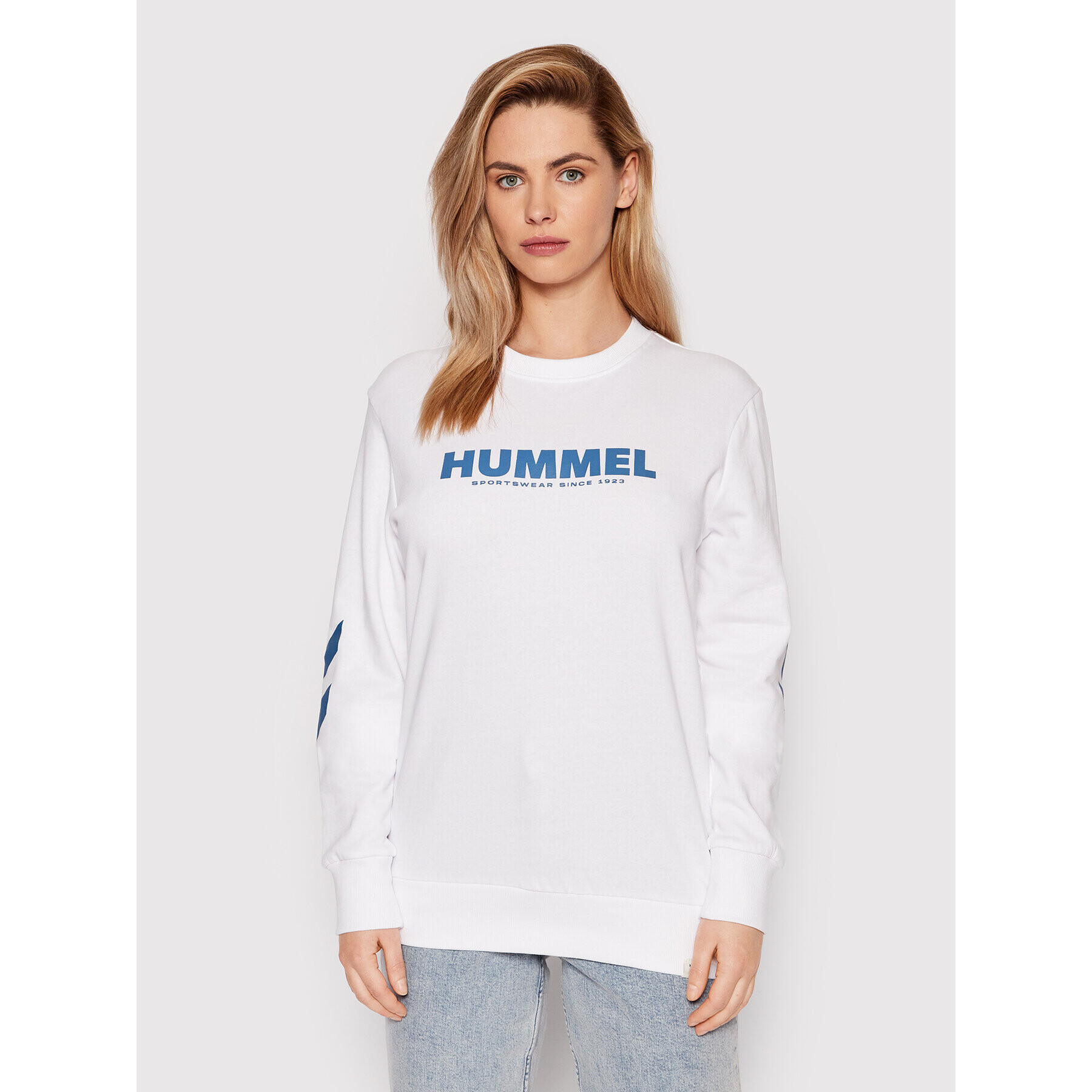 Hummel Mikina Unisex Legacy 212571 Bílá Regular Fit - Pepit.cz