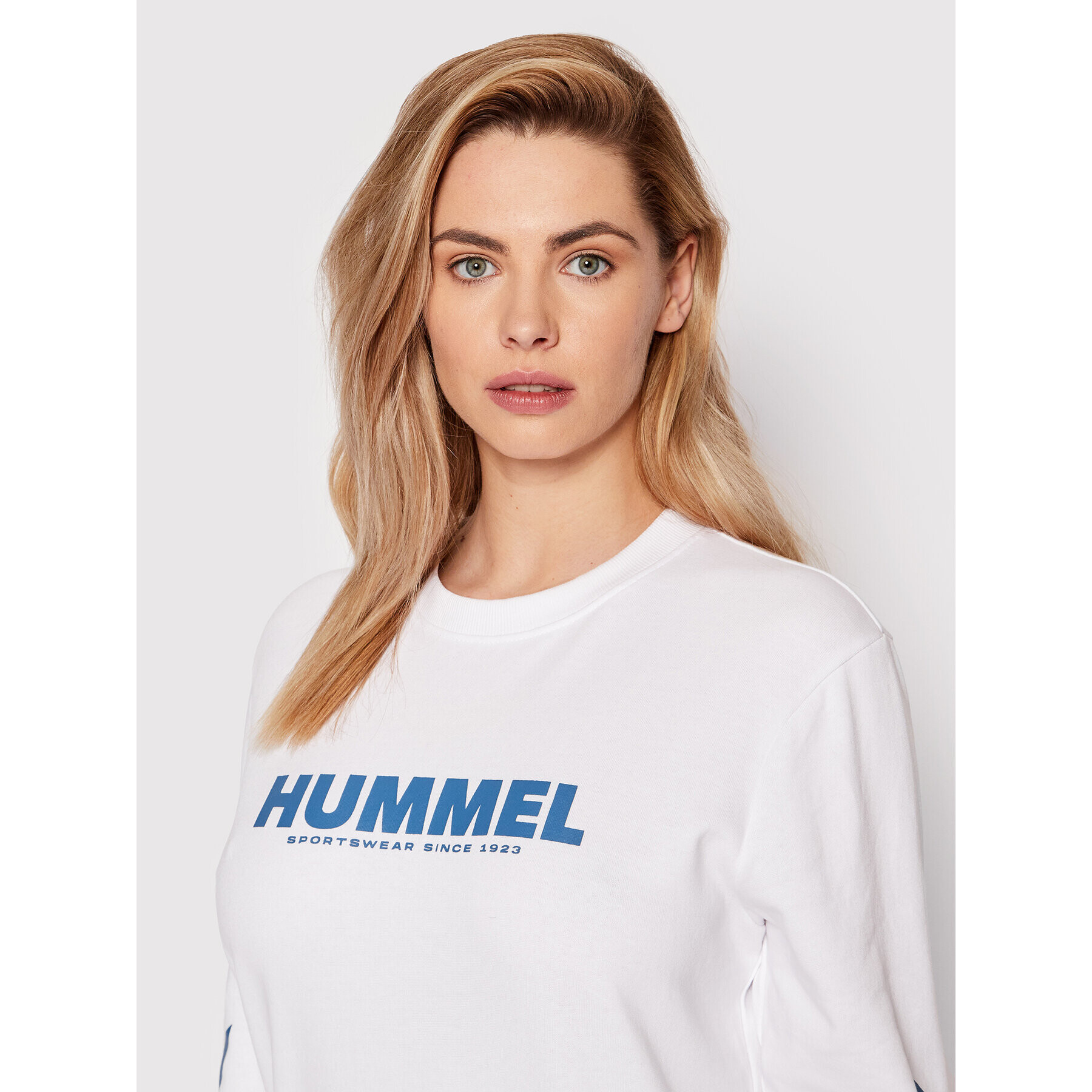 Hummel Mikina Unisex Legacy 212571 Bílá Regular Fit - Pepit.cz