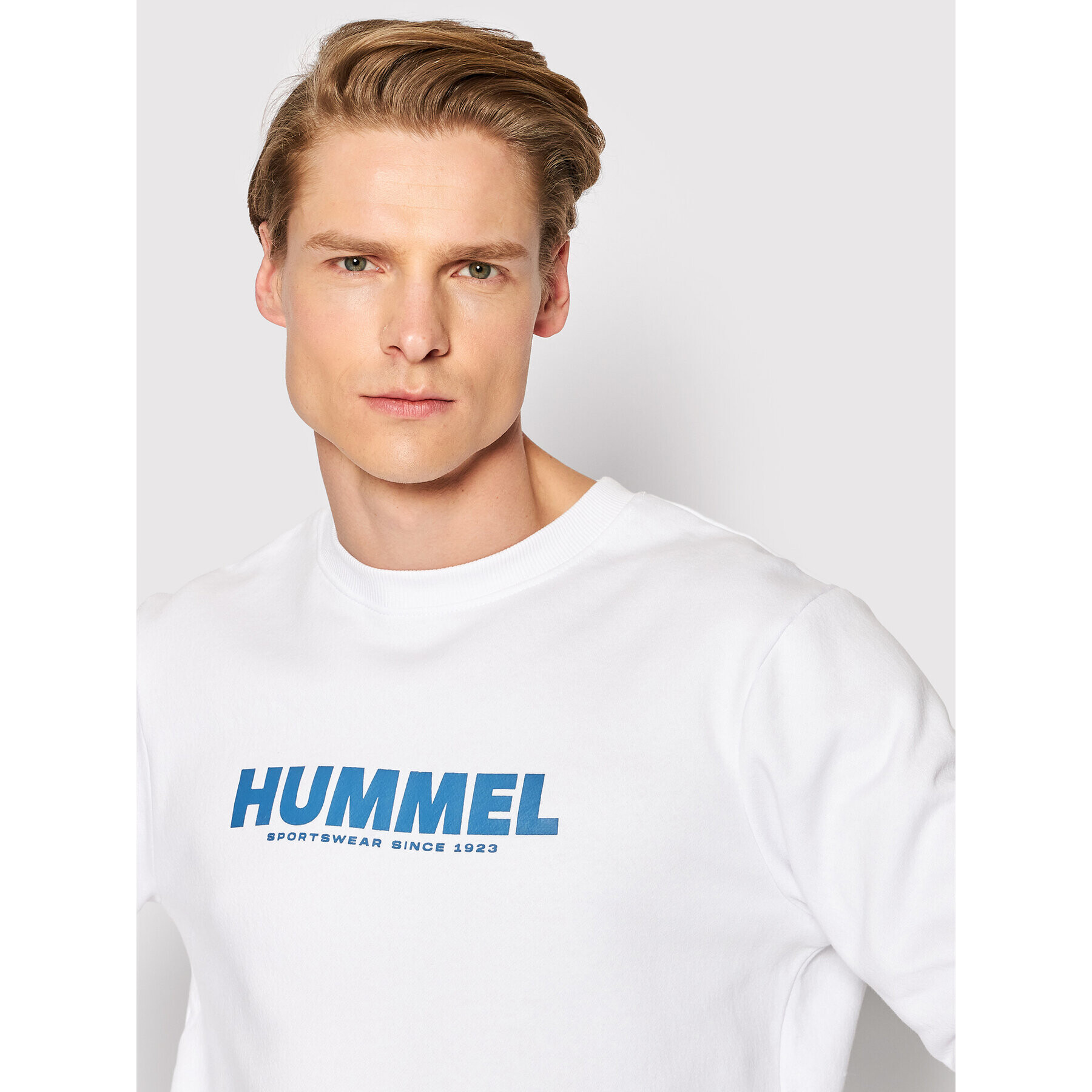 Hummel Mikina Unisex Legacy 212571 Bílá Regular Fit - Pepit.cz