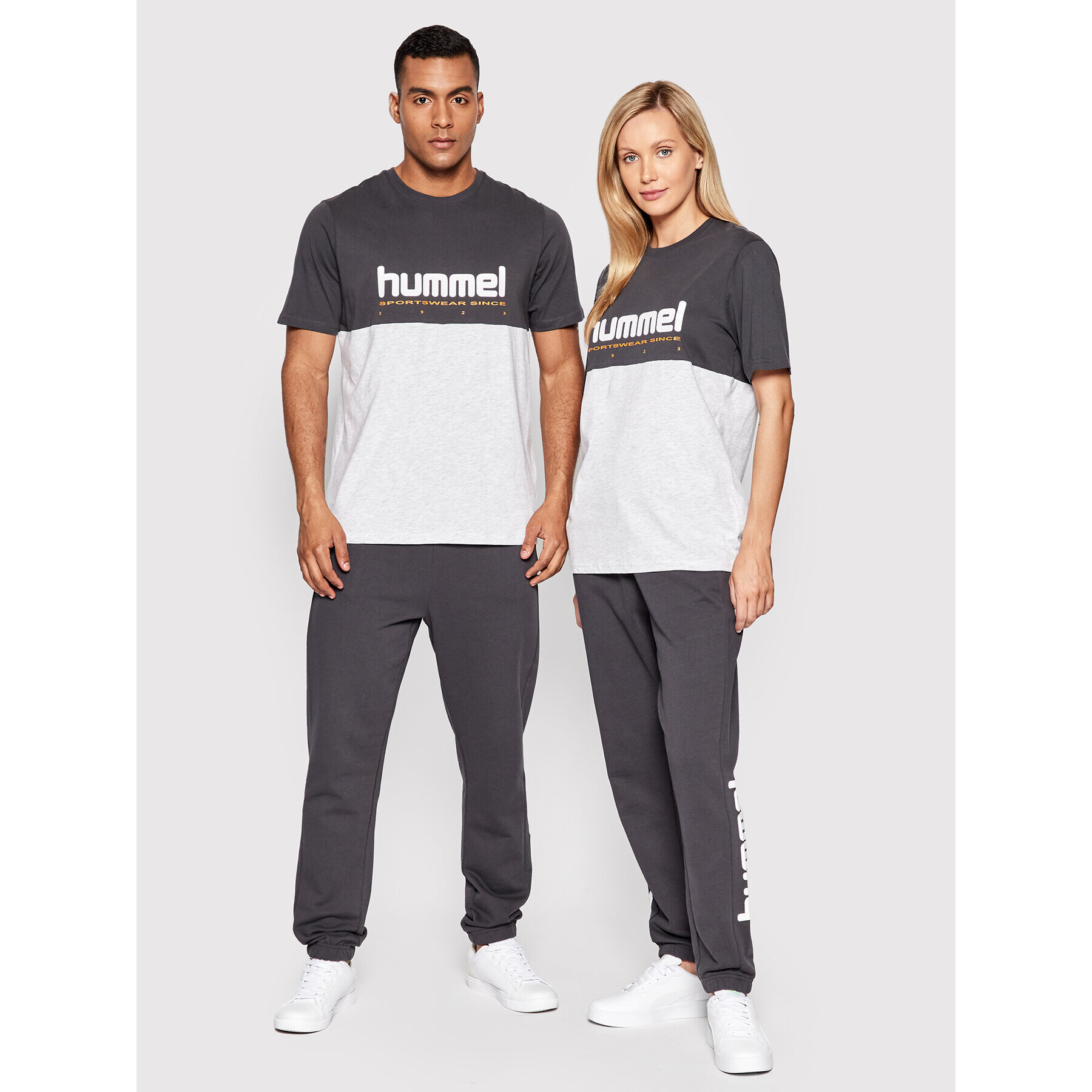 Hummel T-Shirt Unisex Legacy Manfred 213716 Šedá Regular Fit - Pepit.cz