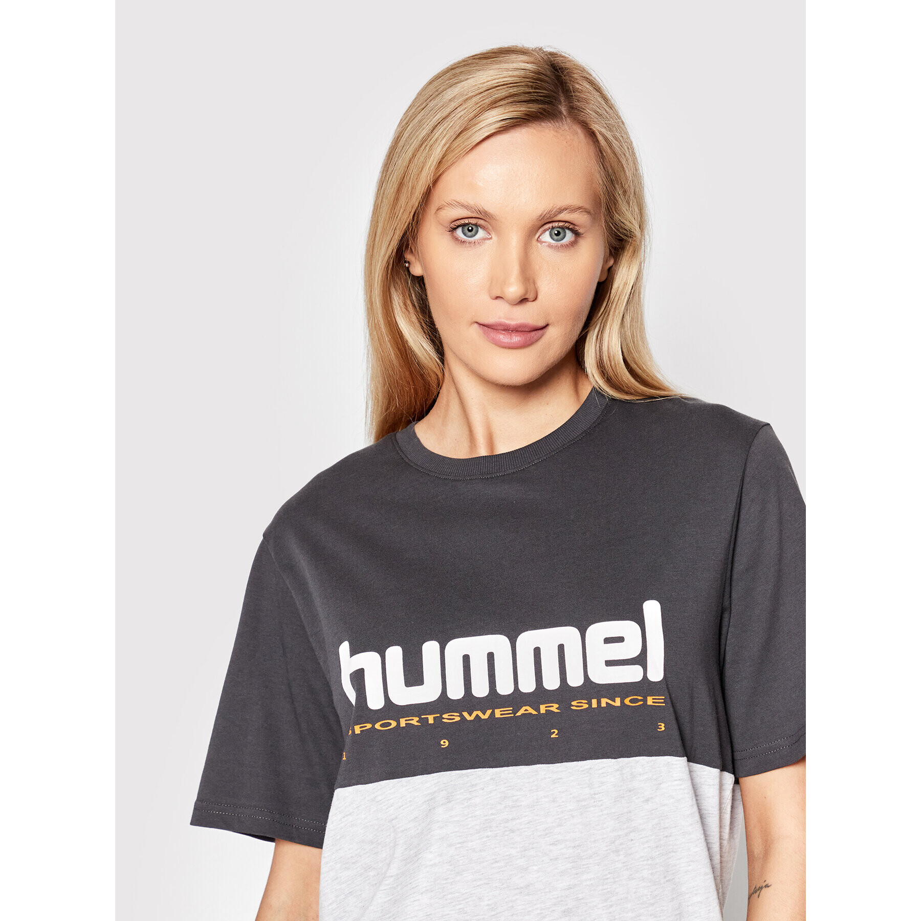 Hummel T-Shirt Unisex Legacy Manfred 213716 Šedá Regular Fit - Pepit.cz