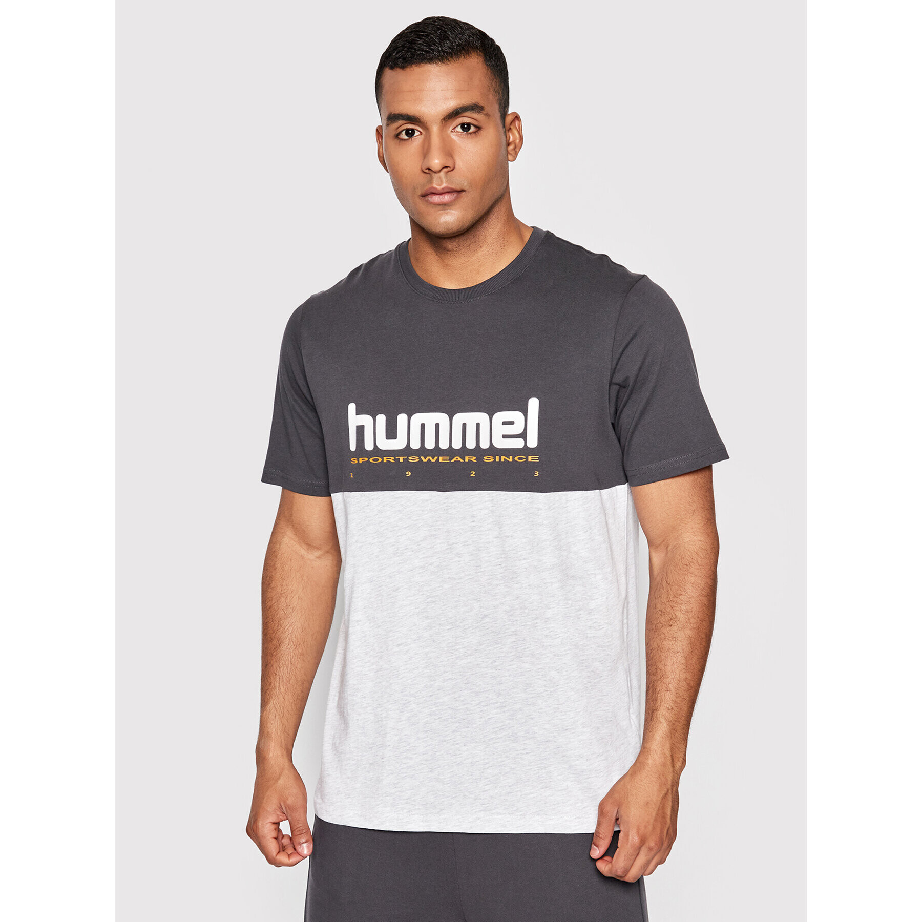 Hummel T-Shirt Unisex Legacy Manfred 213716 Šedá Regular Fit - Pepit.cz