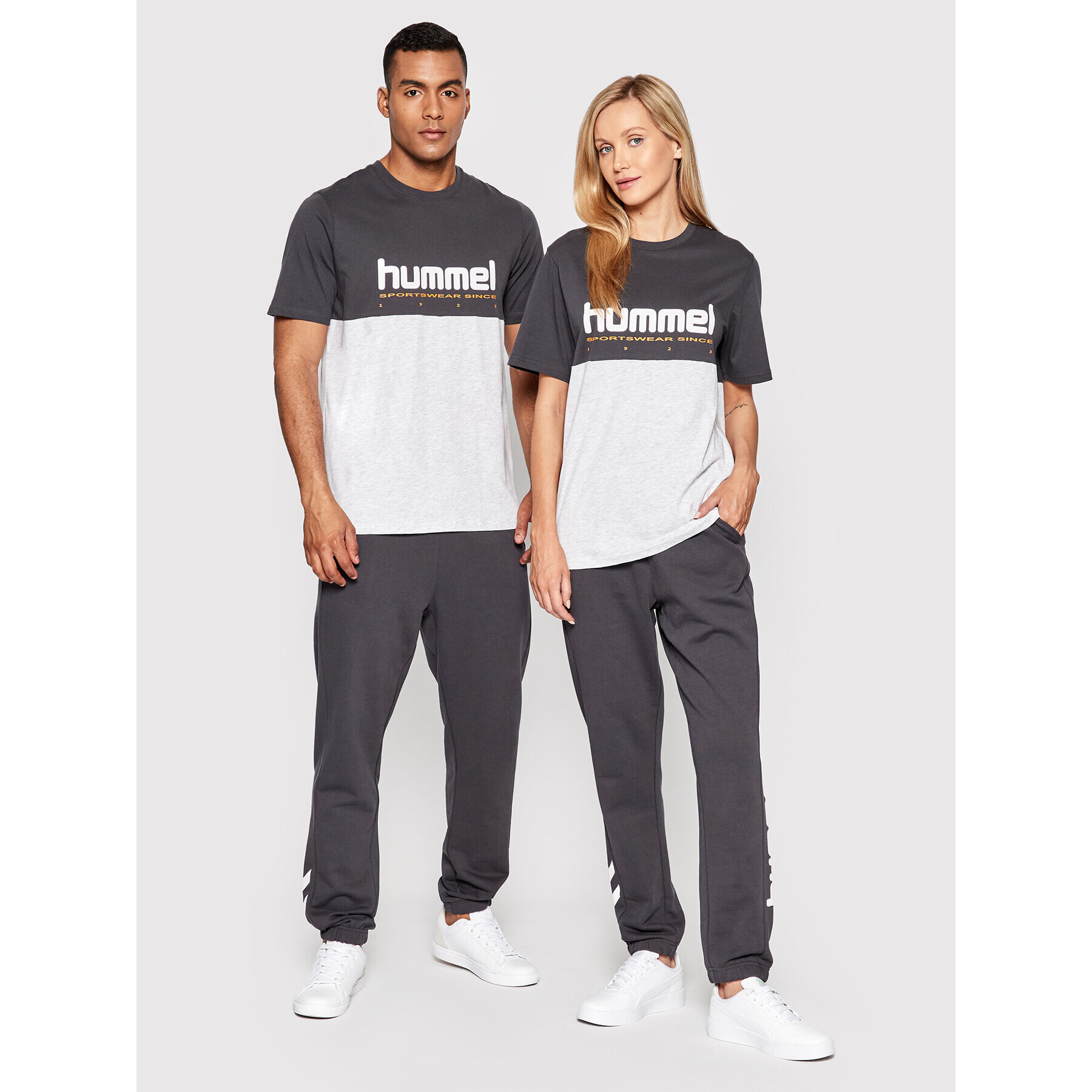 Hummel T-Shirt Unisex Legacy Manfred 213716 Šedá Regular Fit - Pepit.cz