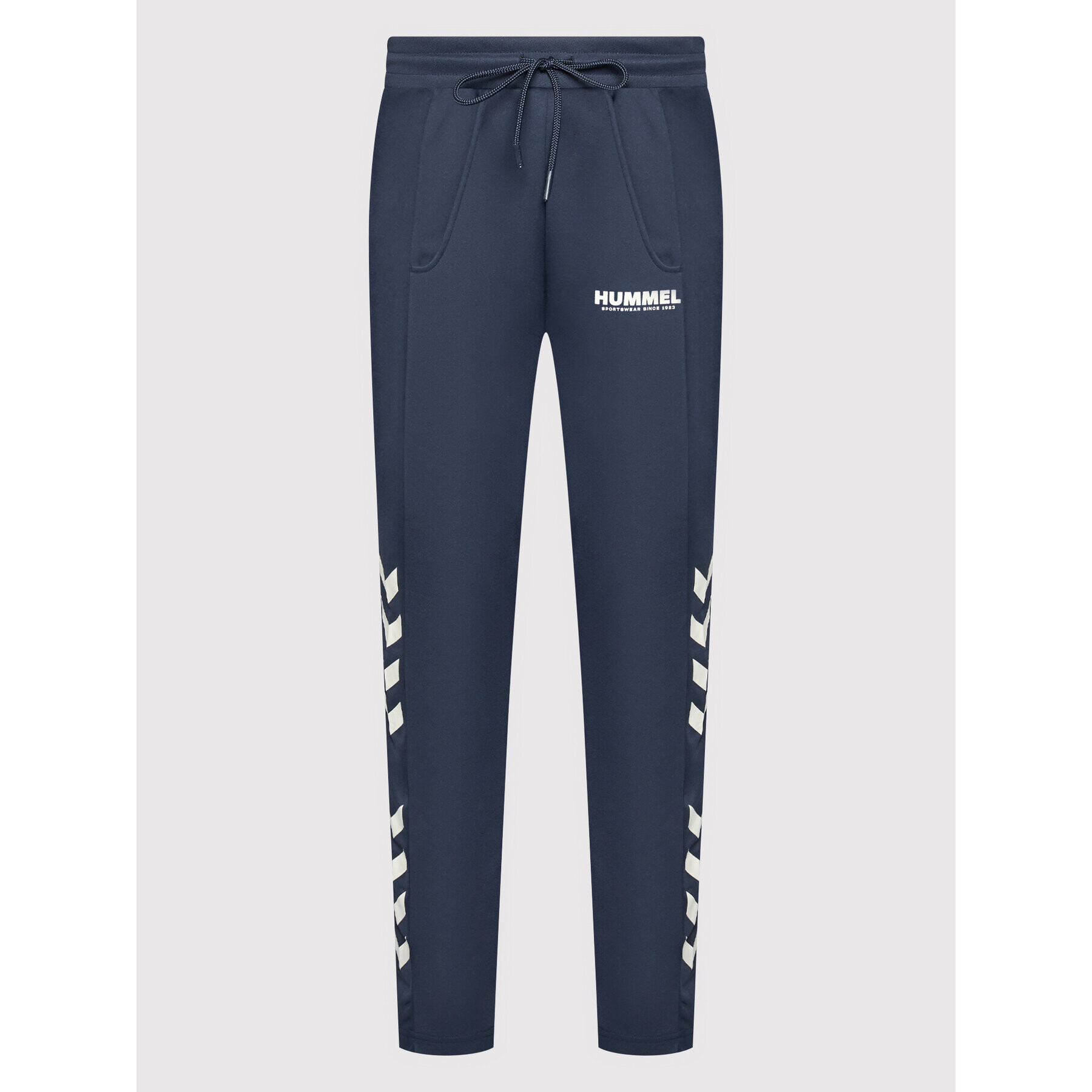 Hummel Teplákové kalhoty Legacy Poly 212688 Tmavomodrá Tapered Fit - Pepit.cz