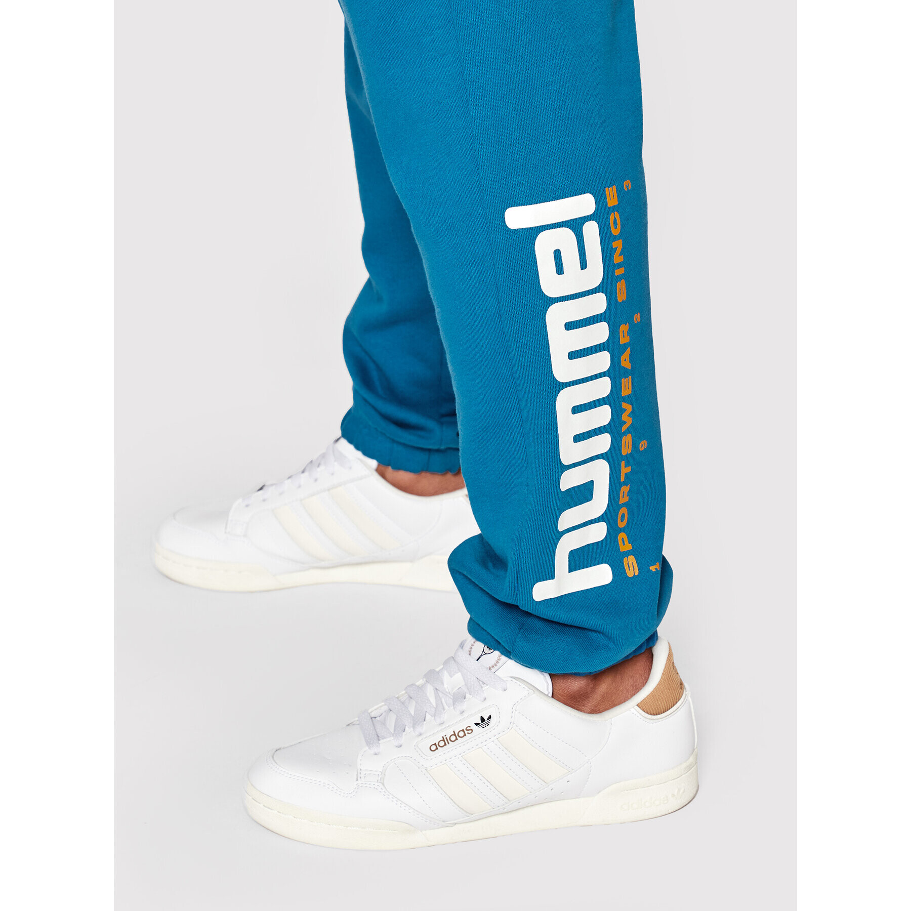 Hummel Teplákové kalhoty Unisex Manfred 213725 Modrá Regular Fit - Pepit.cz