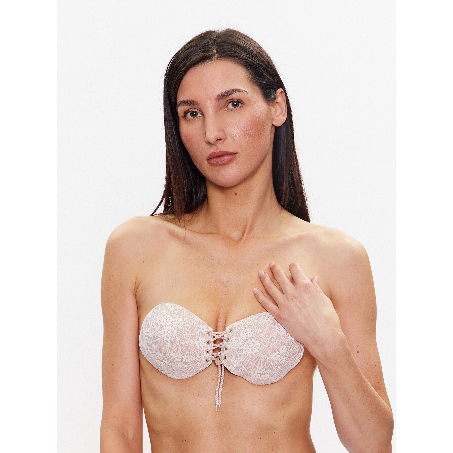 Hunkemöller Podprsenka bez kostic Stick 202437 Bílá - Pepit.cz