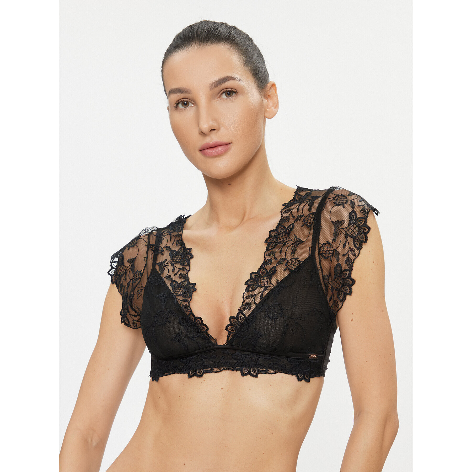 Hunkemöller Podprsenka Bralette Inga 202835 Černá - Pepit.cz