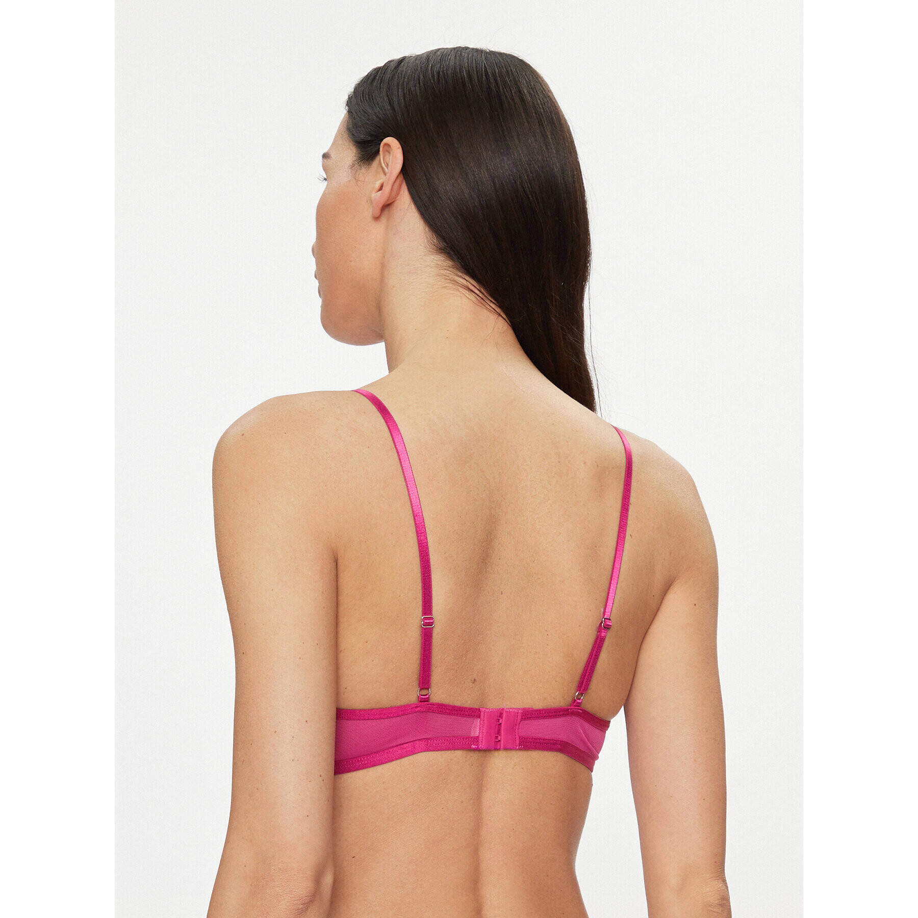 Hunkemöller Podprsenka Bralette Isabelle Sparkle Up 203589 Růžová - Pepit.cz