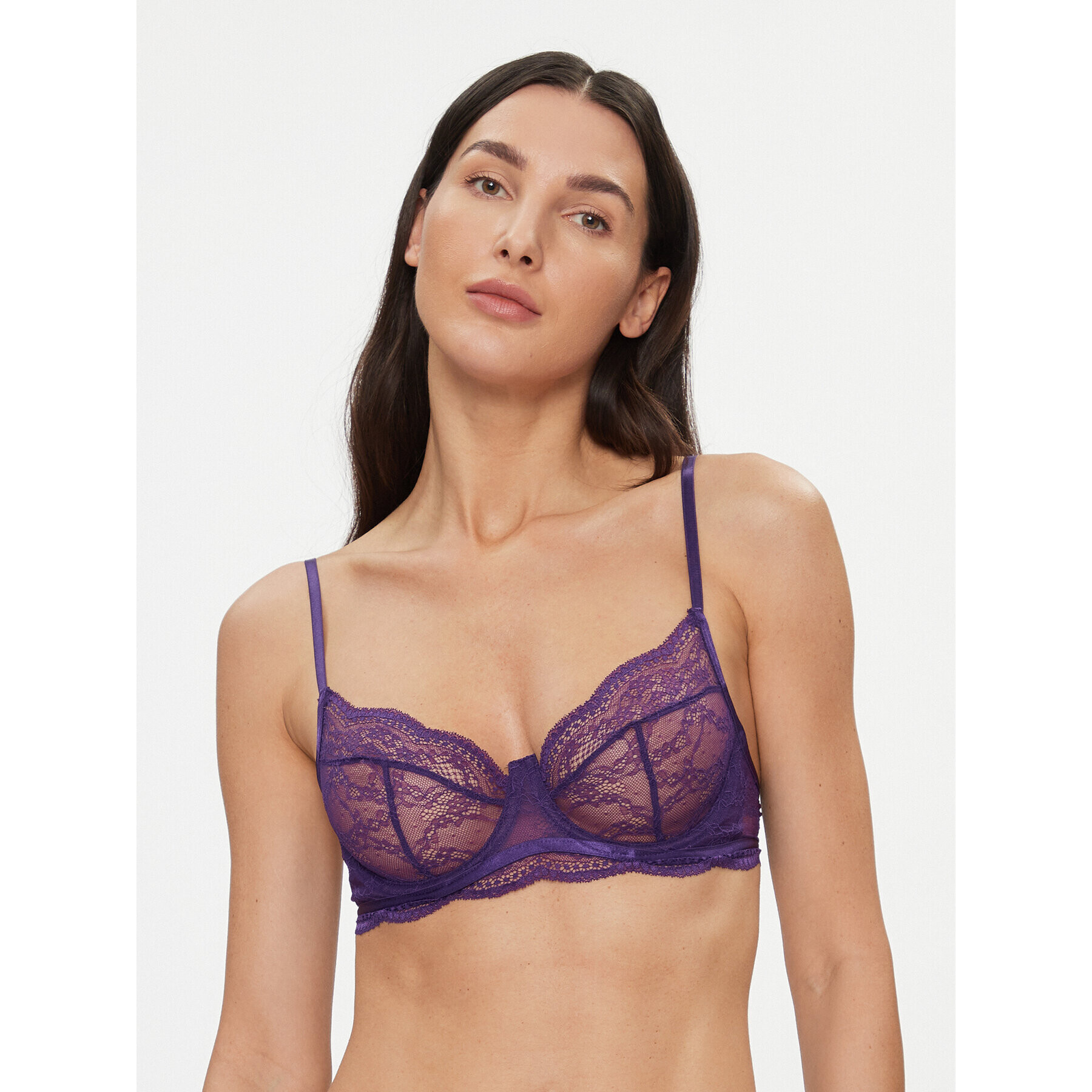 Hunkemöller Podprsenka Bralette Isabelle Ud 203593 Fialová - Pepit.cz