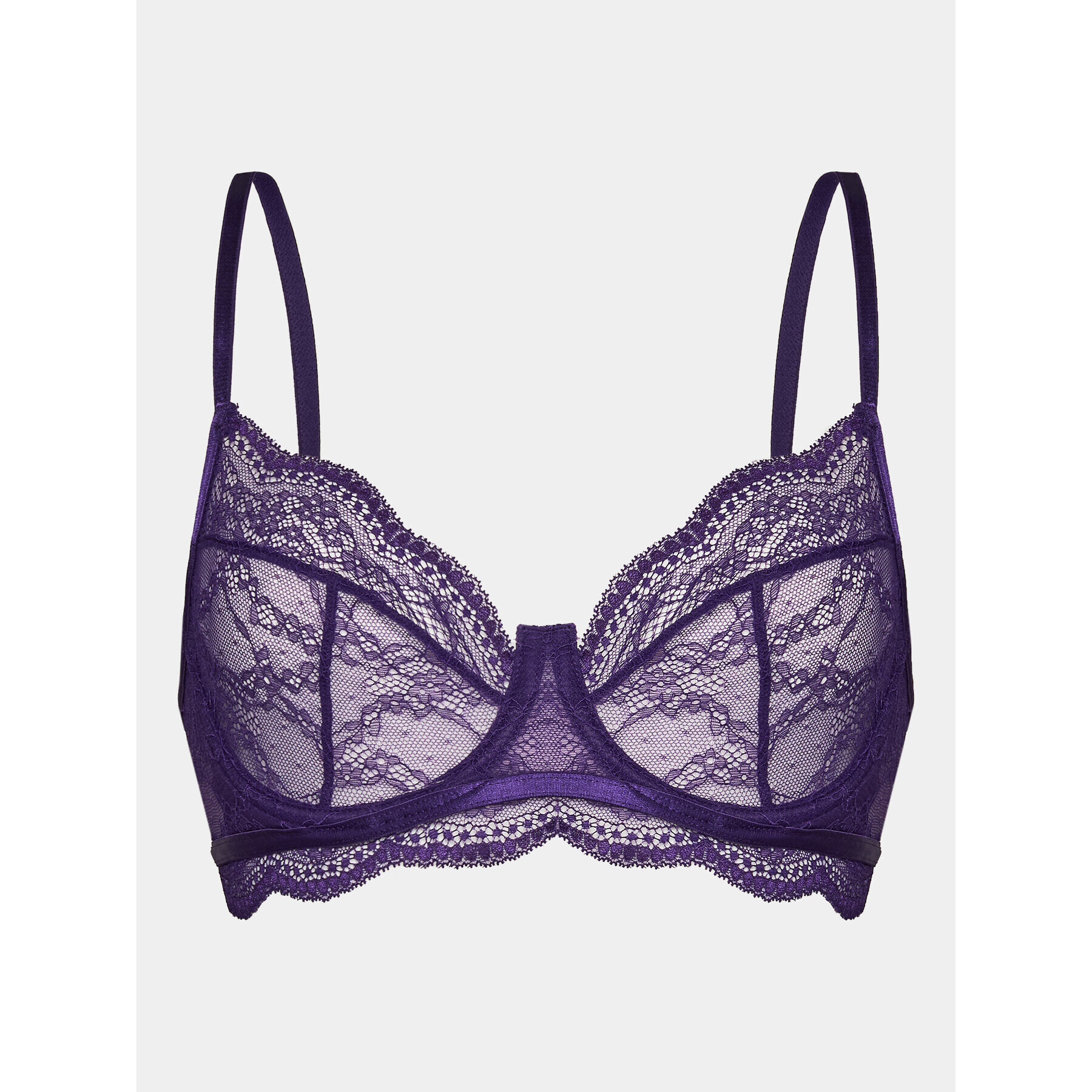 Hunkemöller Podprsenka Bralette Isabelle Ud 203593 Fialová - Pepit.cz