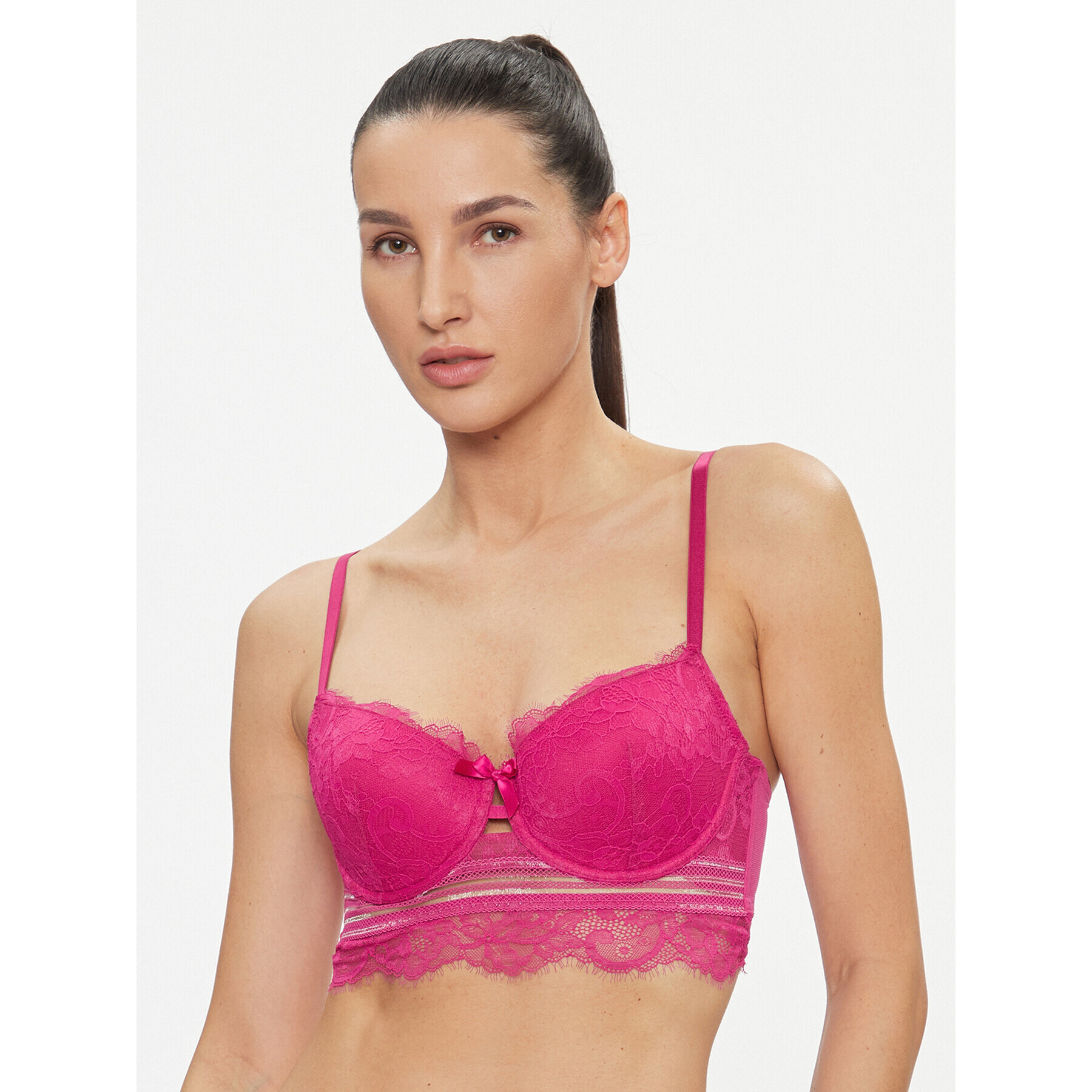 Hunkemöller Podprsenka Push-up Saffron 202668 Růžová - Pepit.cz