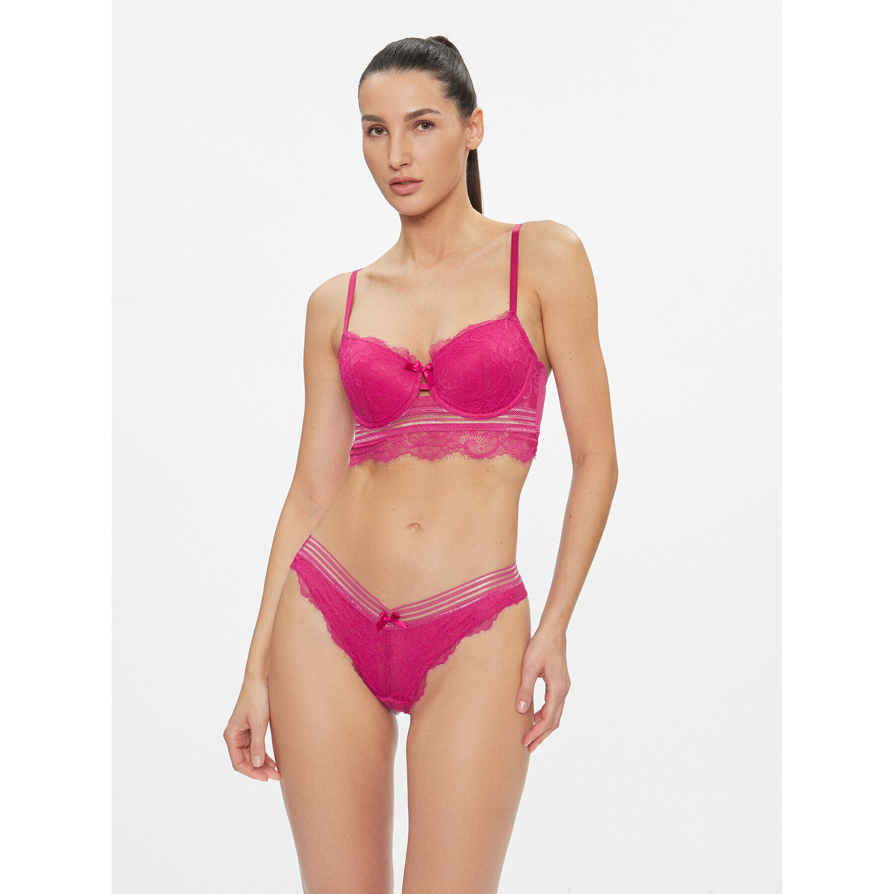 Hunkemöller Podprsenka Push-up Saffron 202668 Růžová - Pepit.cz