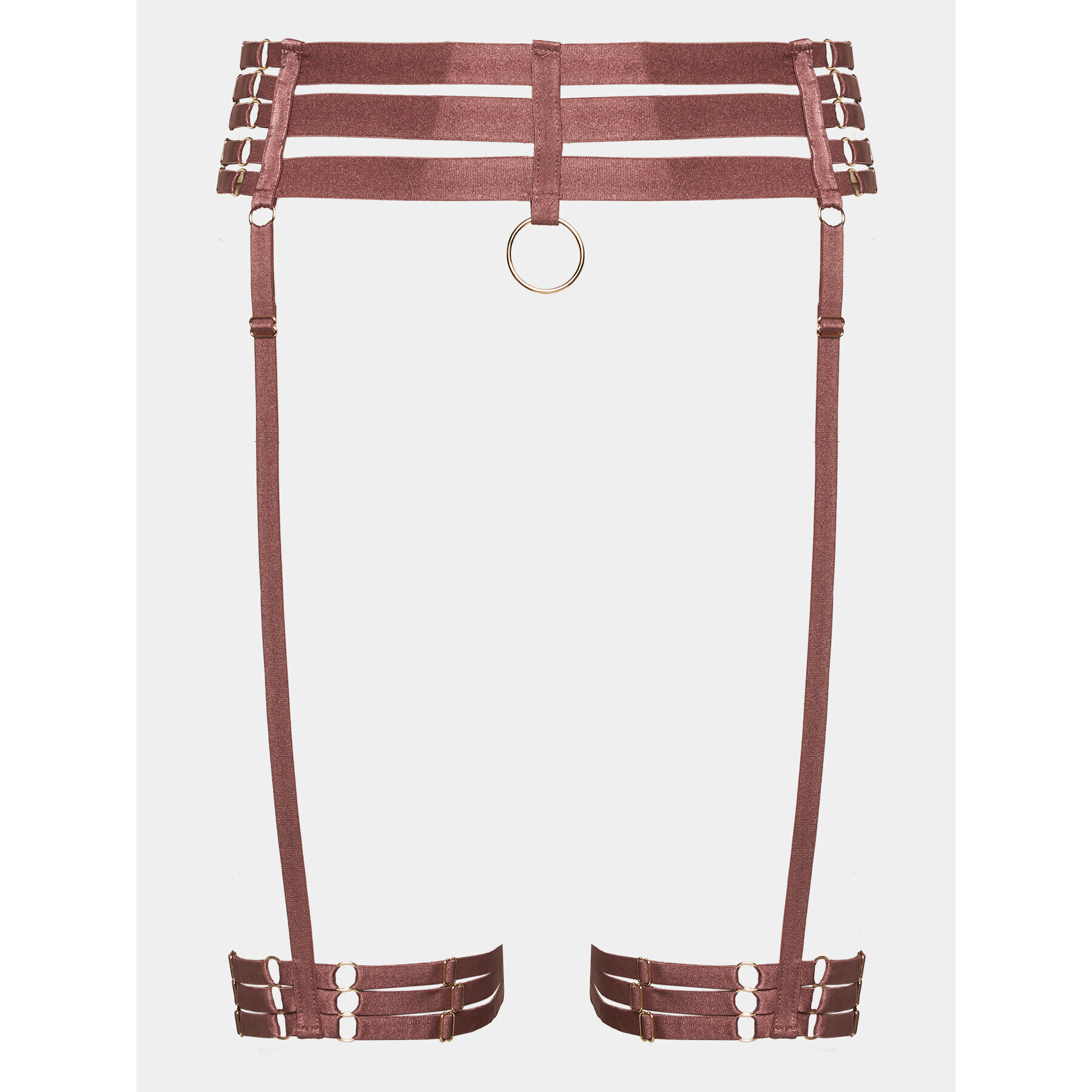 Hunkemöller Podvazek Suspenderbelt 203823 Fialová - Pepit.cz