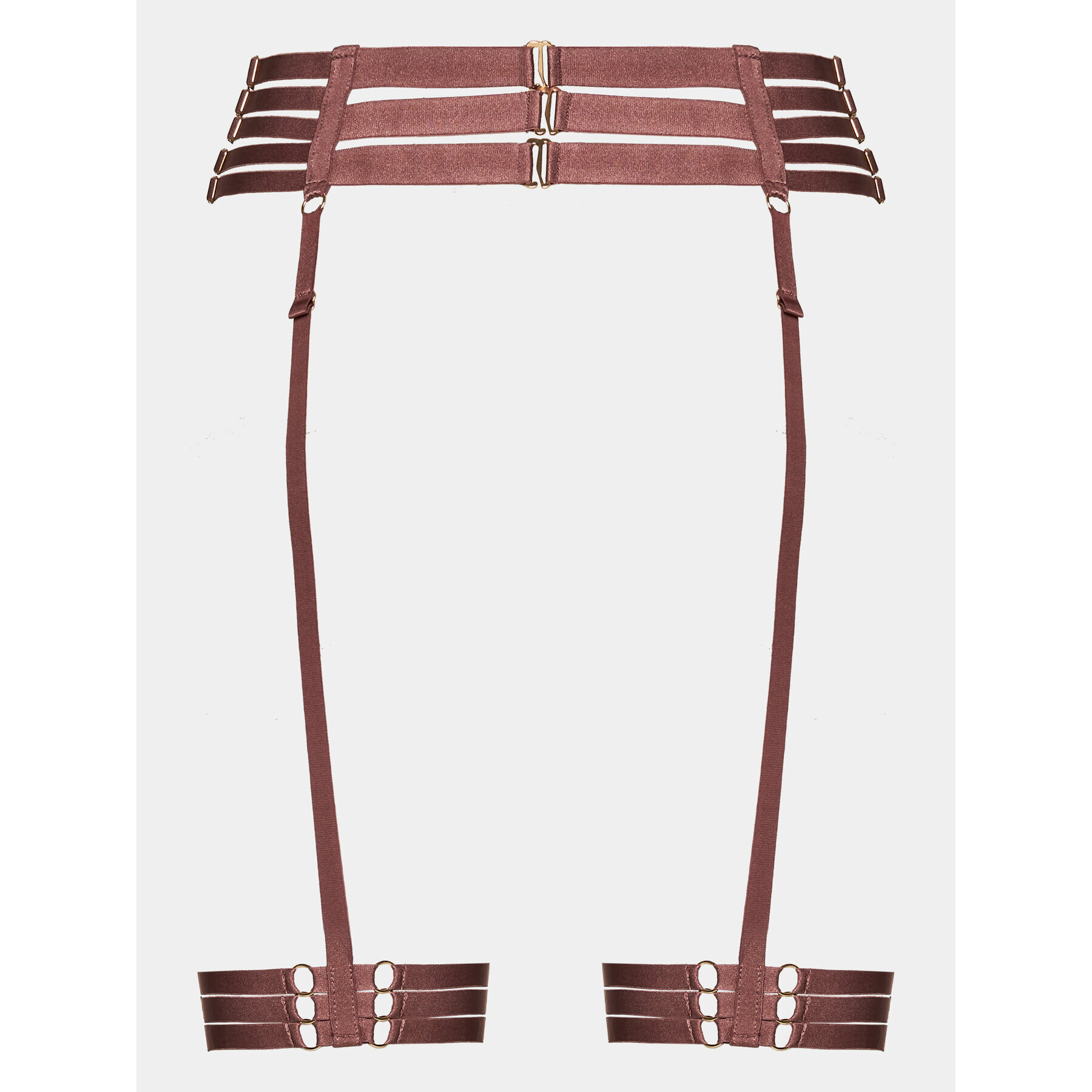 Hunkemöller Podvazek Suspenderbelt 203823 Fialová - Pepit.cz