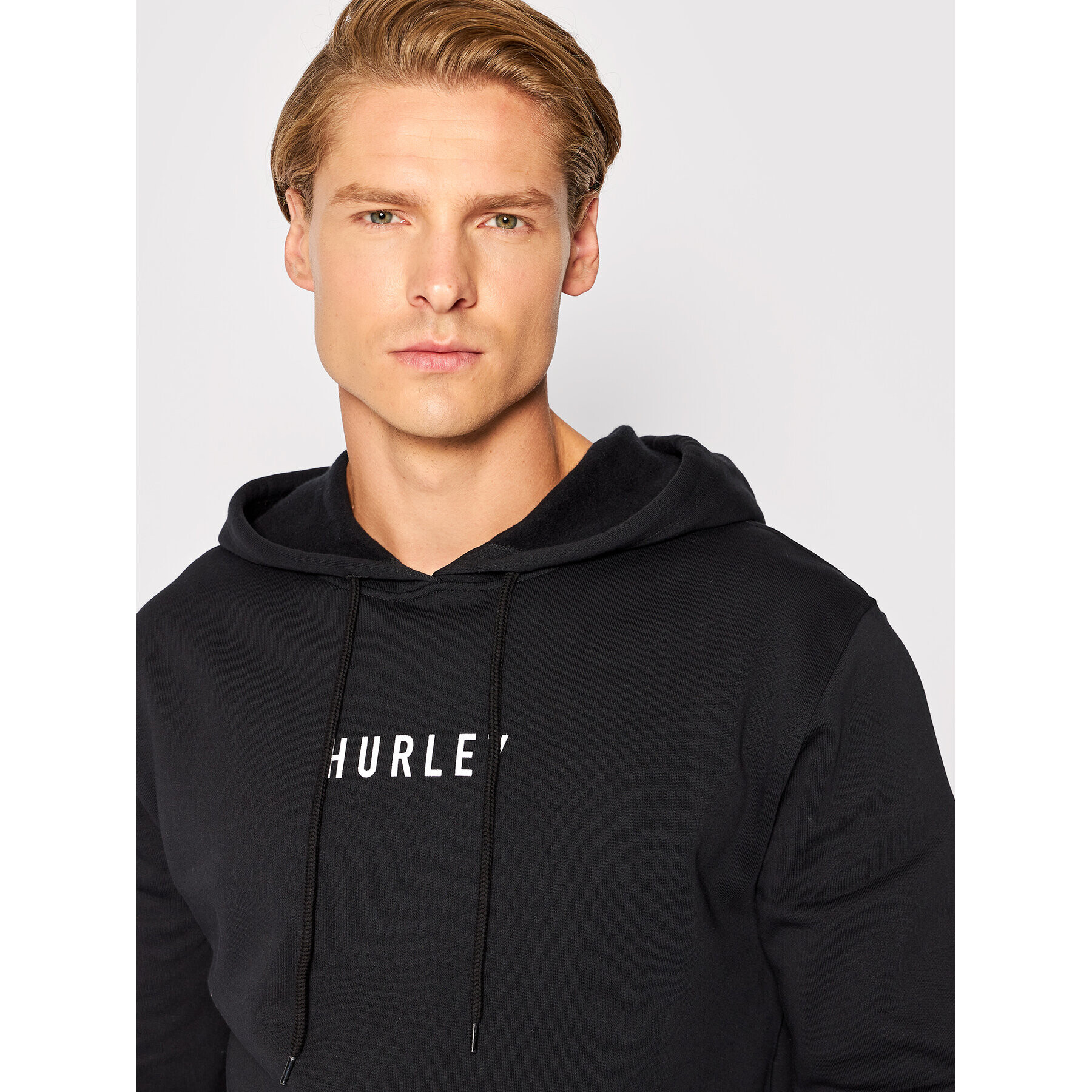 Hurley Mikina Bengal Fleece MFTEU00003 Černá Regular Fit - Pepit.cz