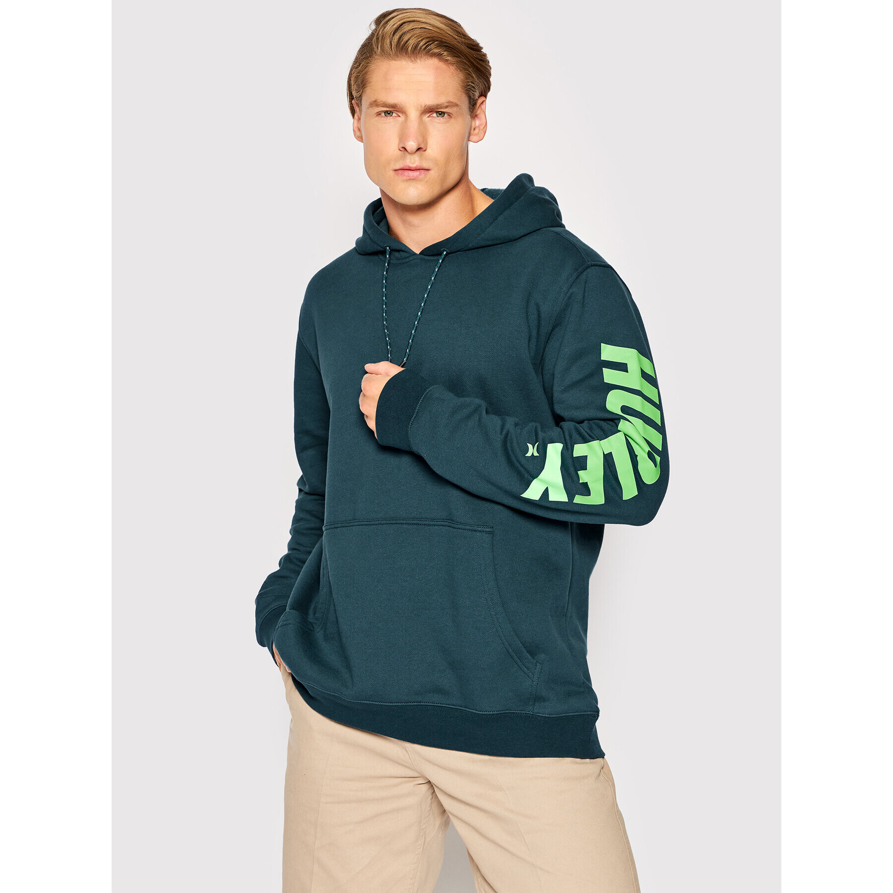 Hurley Mikina Explore Ranger MFT0010360 Modrá Regular Fit - Pepit.cz