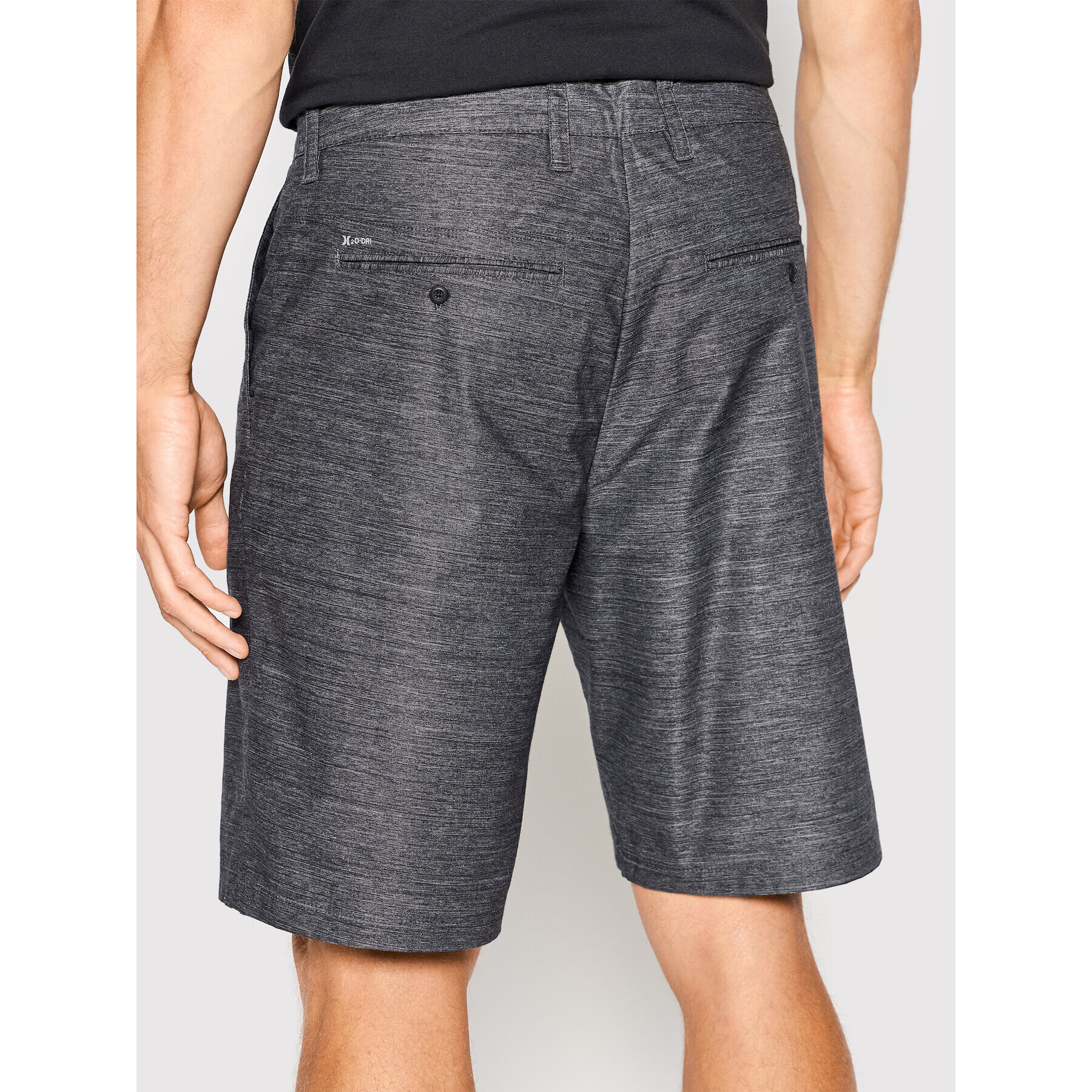 Hurley Šortky z materiálu Dri Breathe MWS0006510 Černá Regular Fit - Pepit.cz