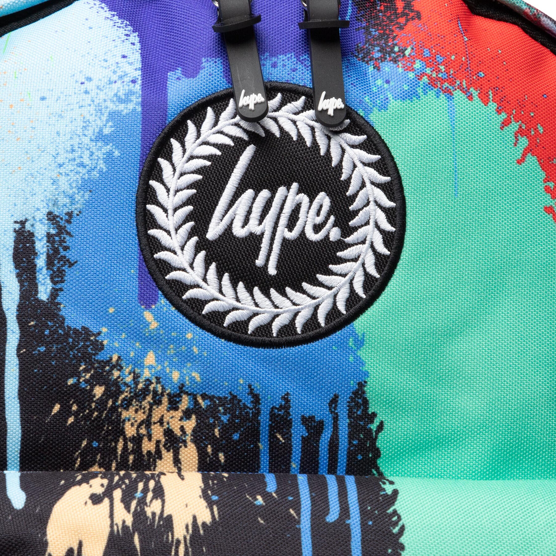 HYPE Batoh Multi Coloured Graffiti Drip Backpack TWLG-699 Černá - Pepit.cz