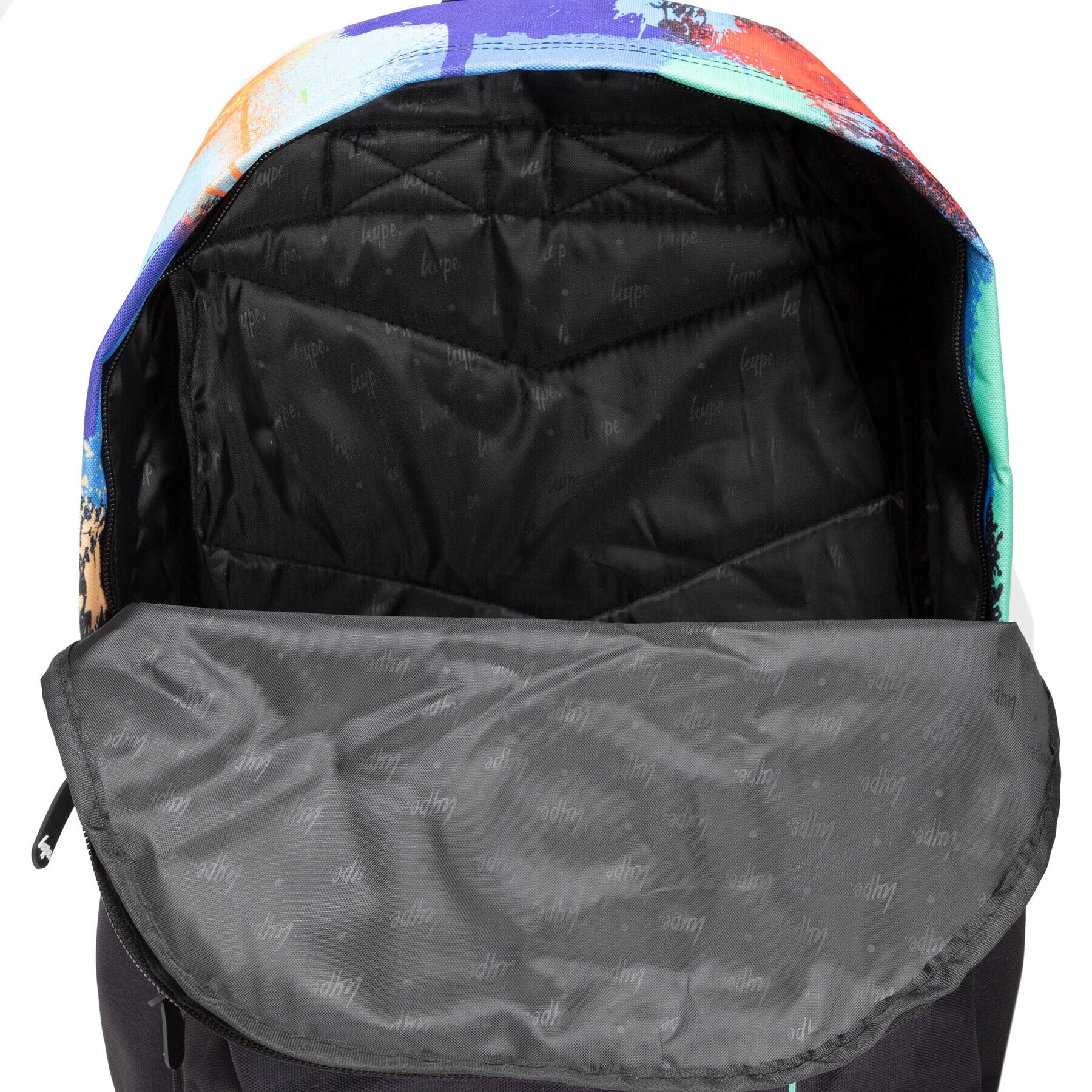 HYPE Batoh Multi Coloured Graffiti Drip Backpack TWLG-699 Černá - Pepit.cz