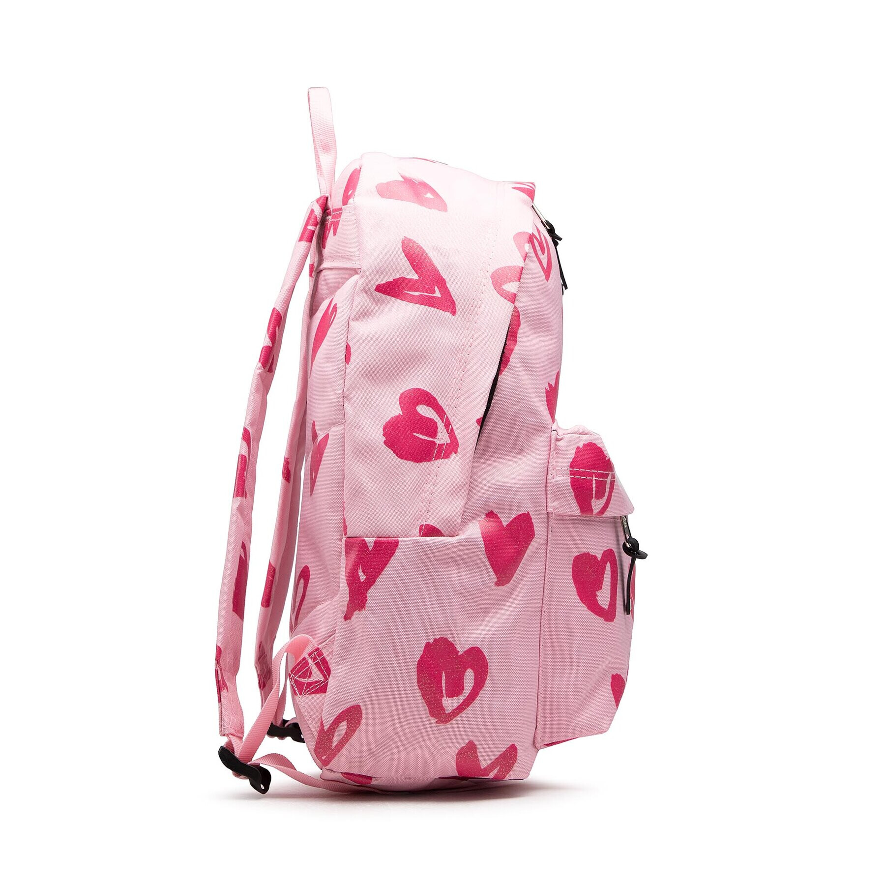 HYPE Batoh Pink Glitter Scribble Heart Crest Backpack YVLR-667 Růžová - Pepit.cz