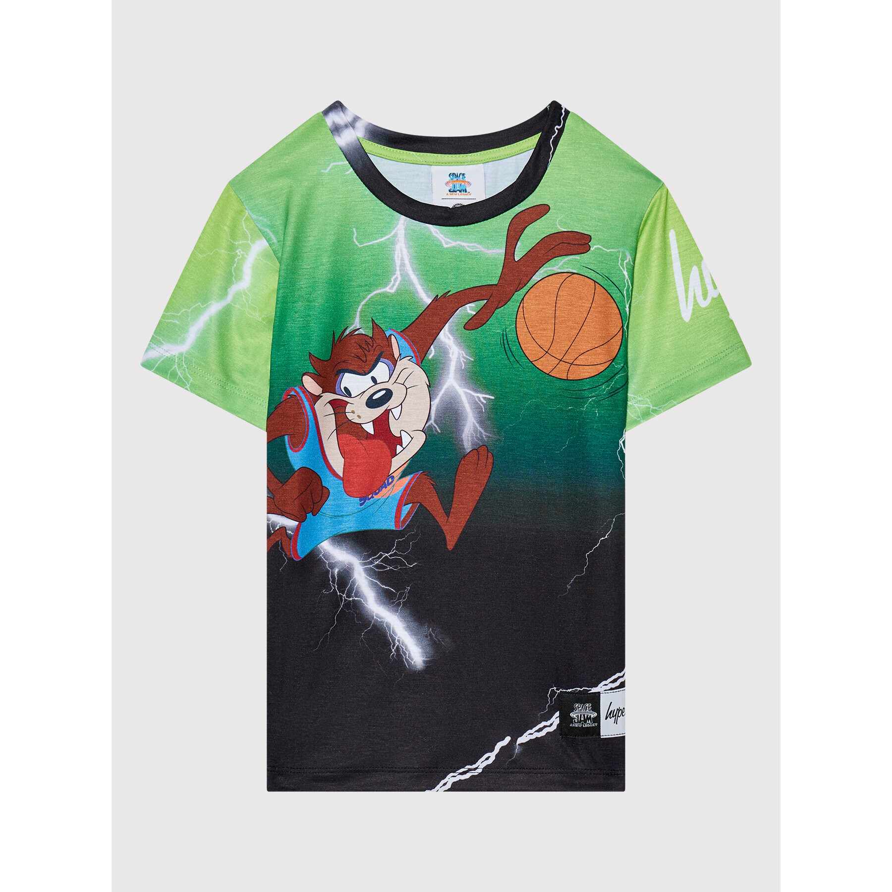 HYPE T-Shirt SPACE JAM SJNLAO-001 Zelená Regular Fit - Pepit.cz