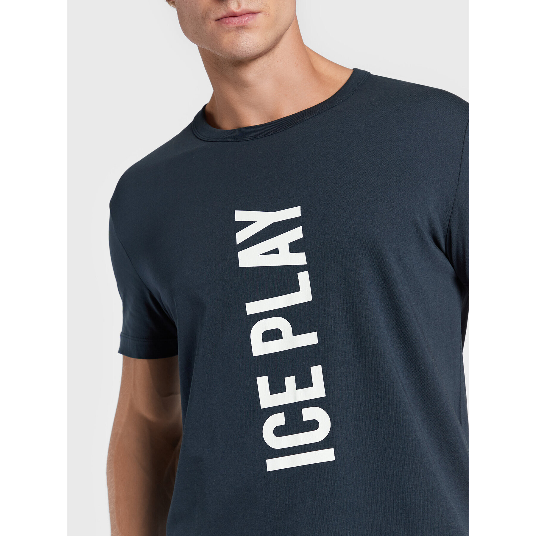 Ice Play T-Shirt 22I U1M0 F017 P400 6689 Tmavomodrá Regular Fit - Pepit.cz