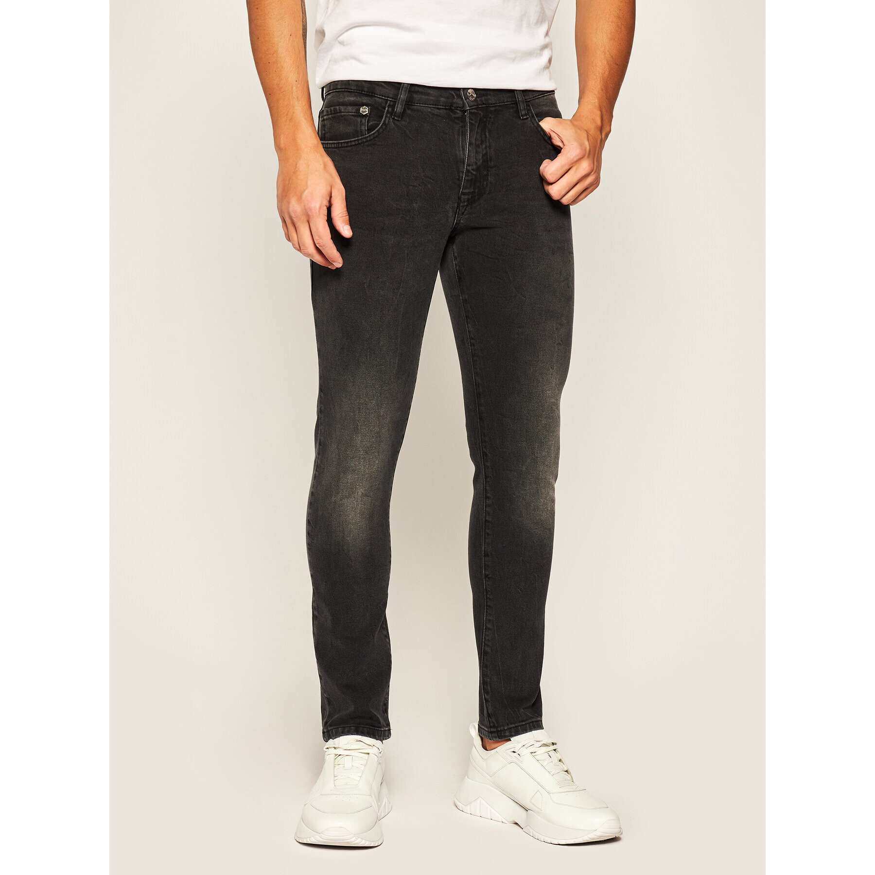 Iceberg Jeansy 20EI1P02SK16003 Černá Slim Fit - Pepit.cz