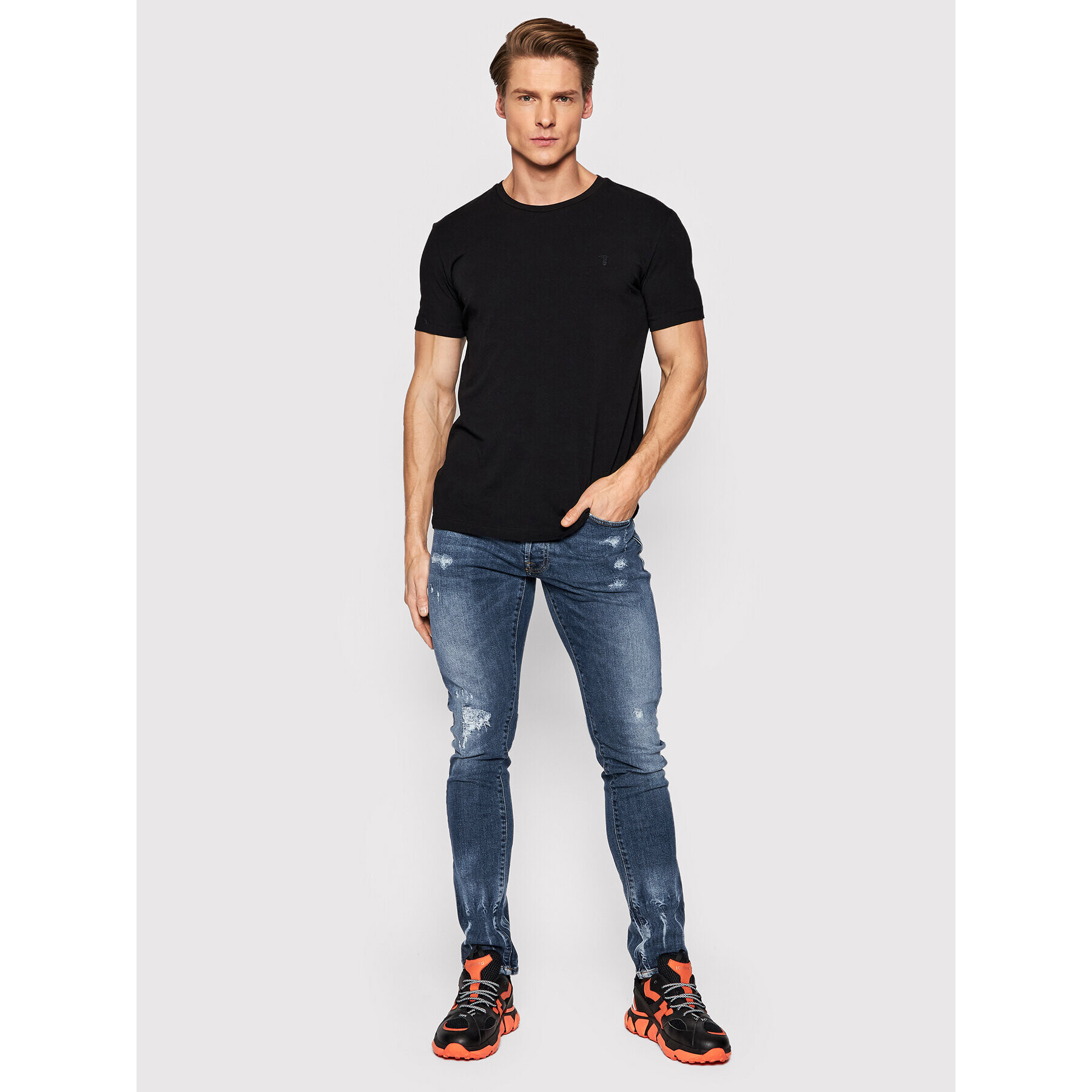 Iceberg Jeansy 2SL260036001 Tmavomodrá Slim Fit - Pepit.cz