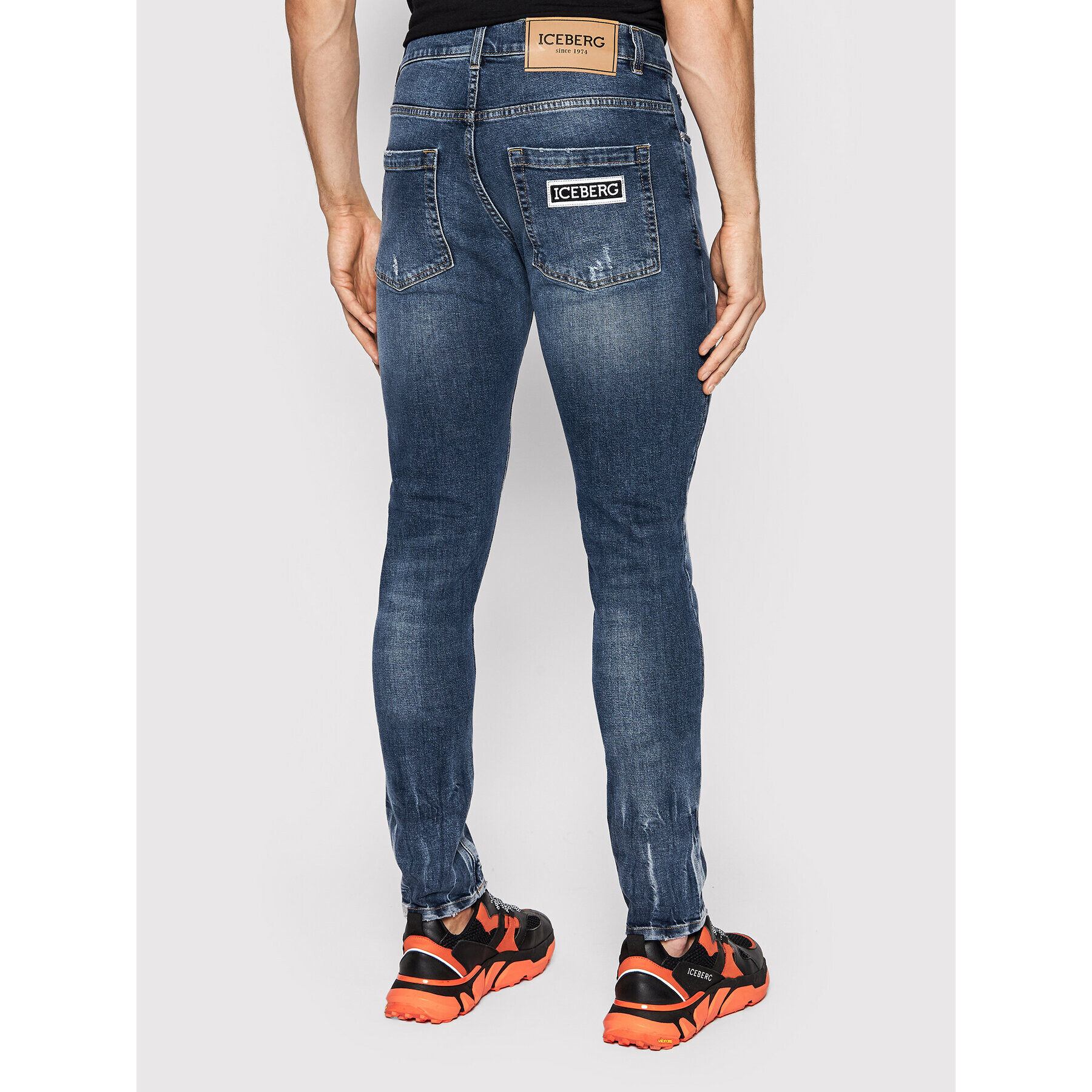 Iceberg Jeansy 2SL260036001 Tmavomodrá Slim Fit - Pepit.cz