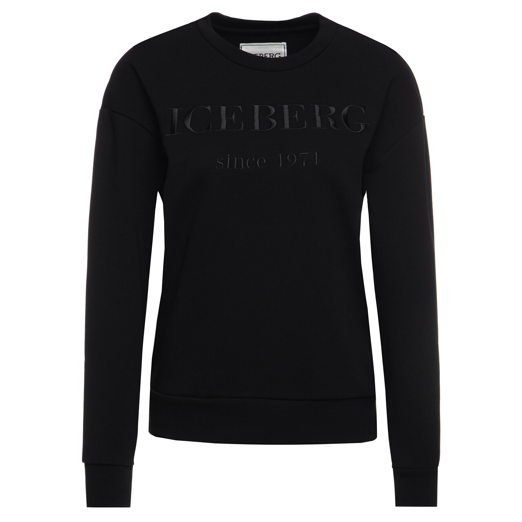 Iceberg Mikina 19II2P0E0126330 Černá Regular Fit - Pepit.cz