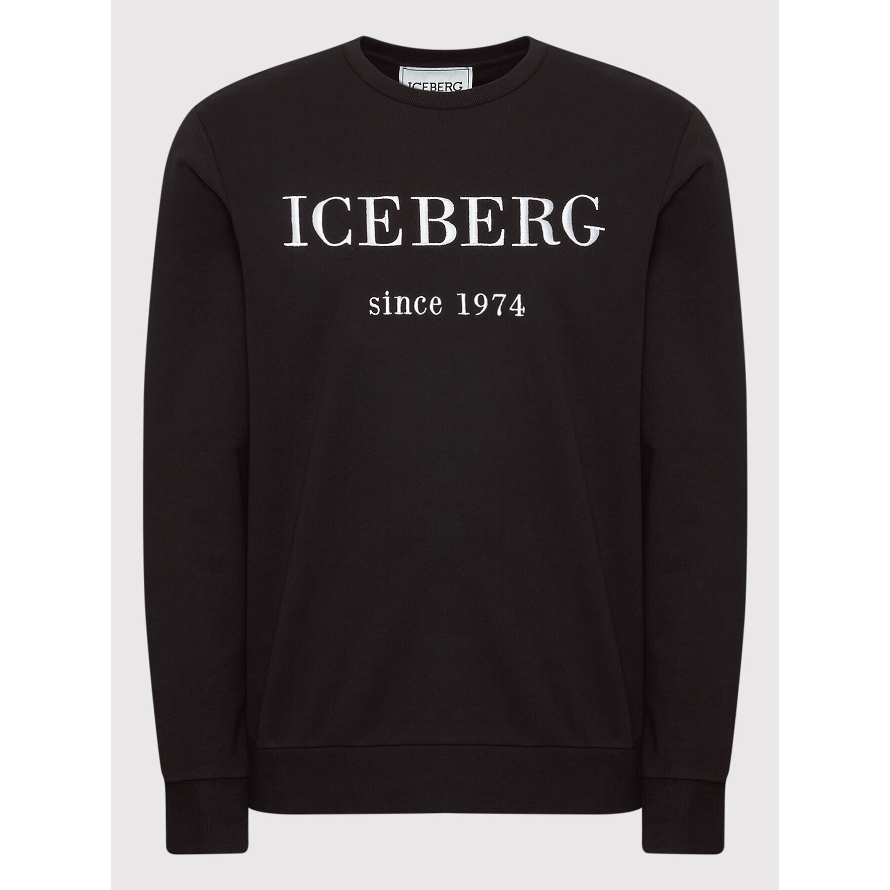 Iceberg Mikina 22II1P0E0506300 Černá Regular Fit - Pepit.cz