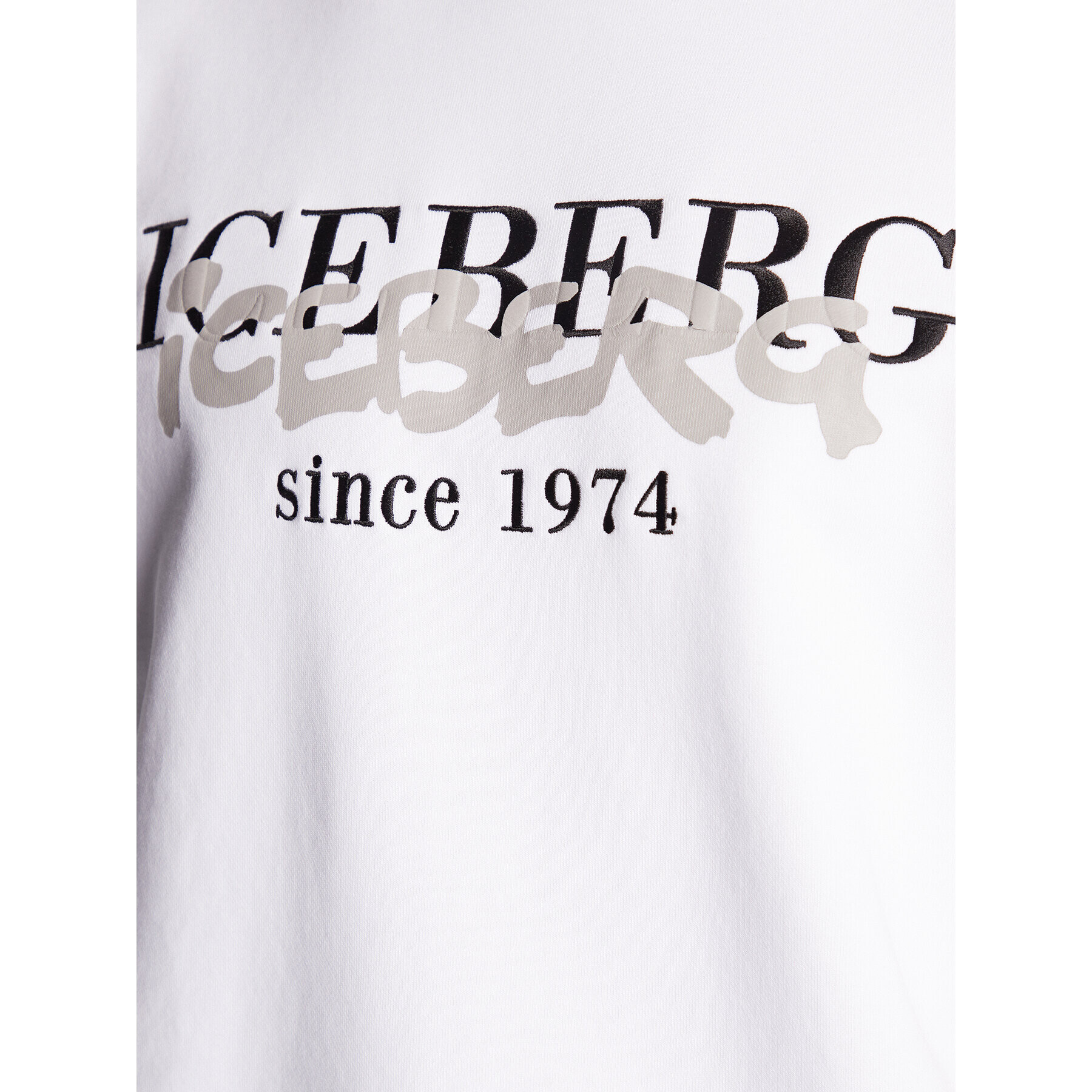 Iceberg Mikina 23EI1P0E05163021101 Bílá Regular Fit - Pepit.cz