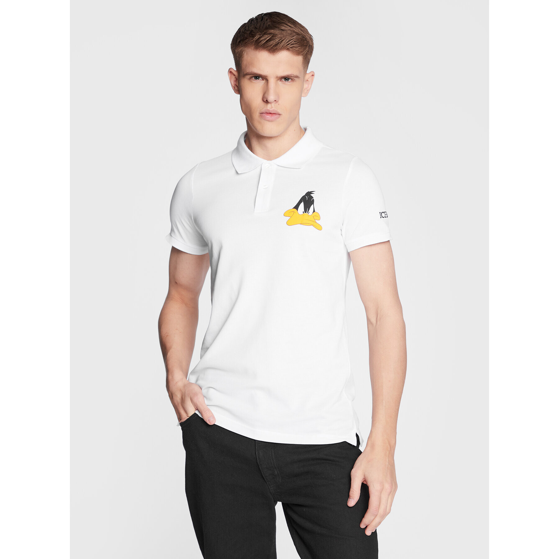 Iceberg Polokošile F033631A1101 Bílá Regular Fit - Pepit.cz