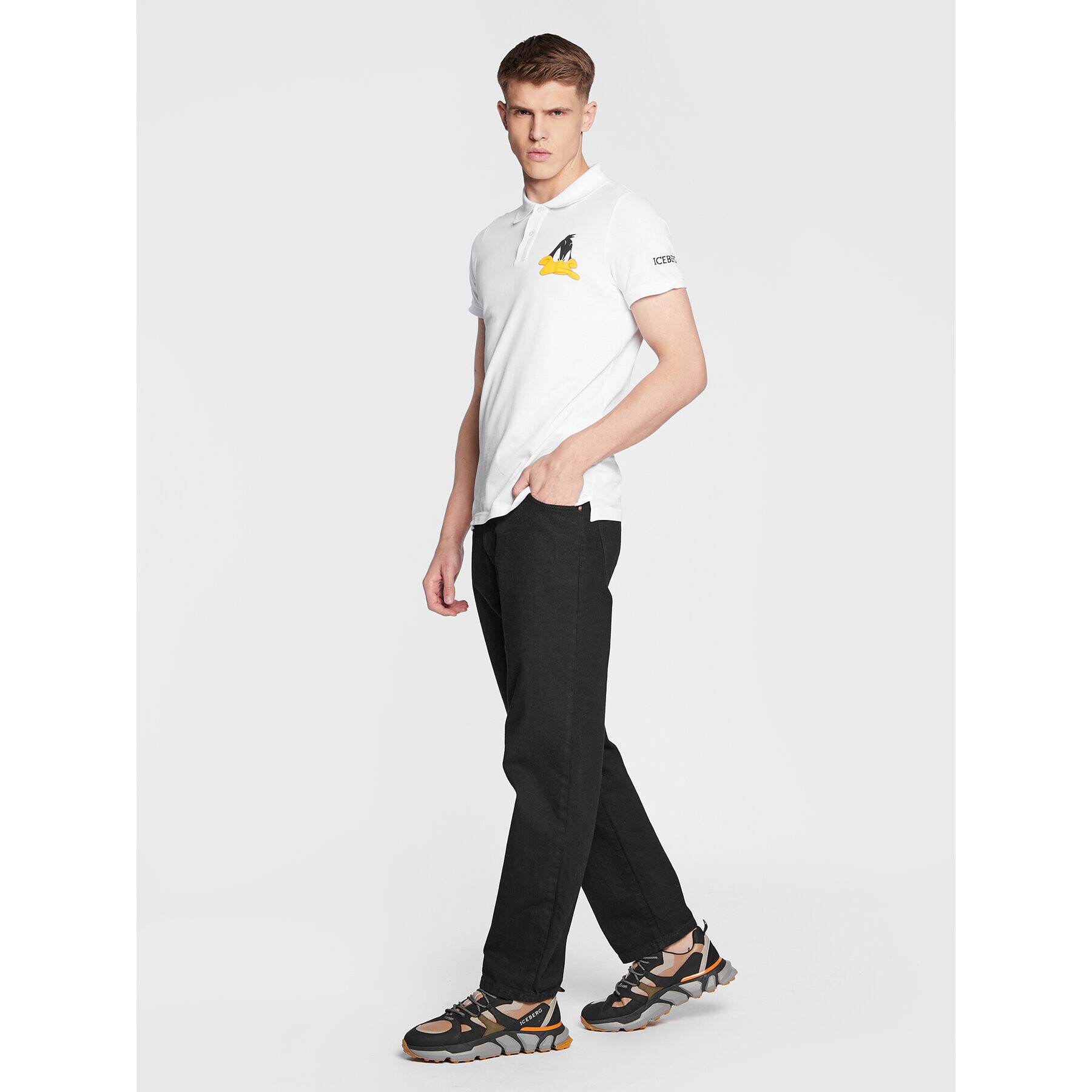 Iceberg Polokošile F033631A1101 Bílá Regular Fit - Pepit.cz